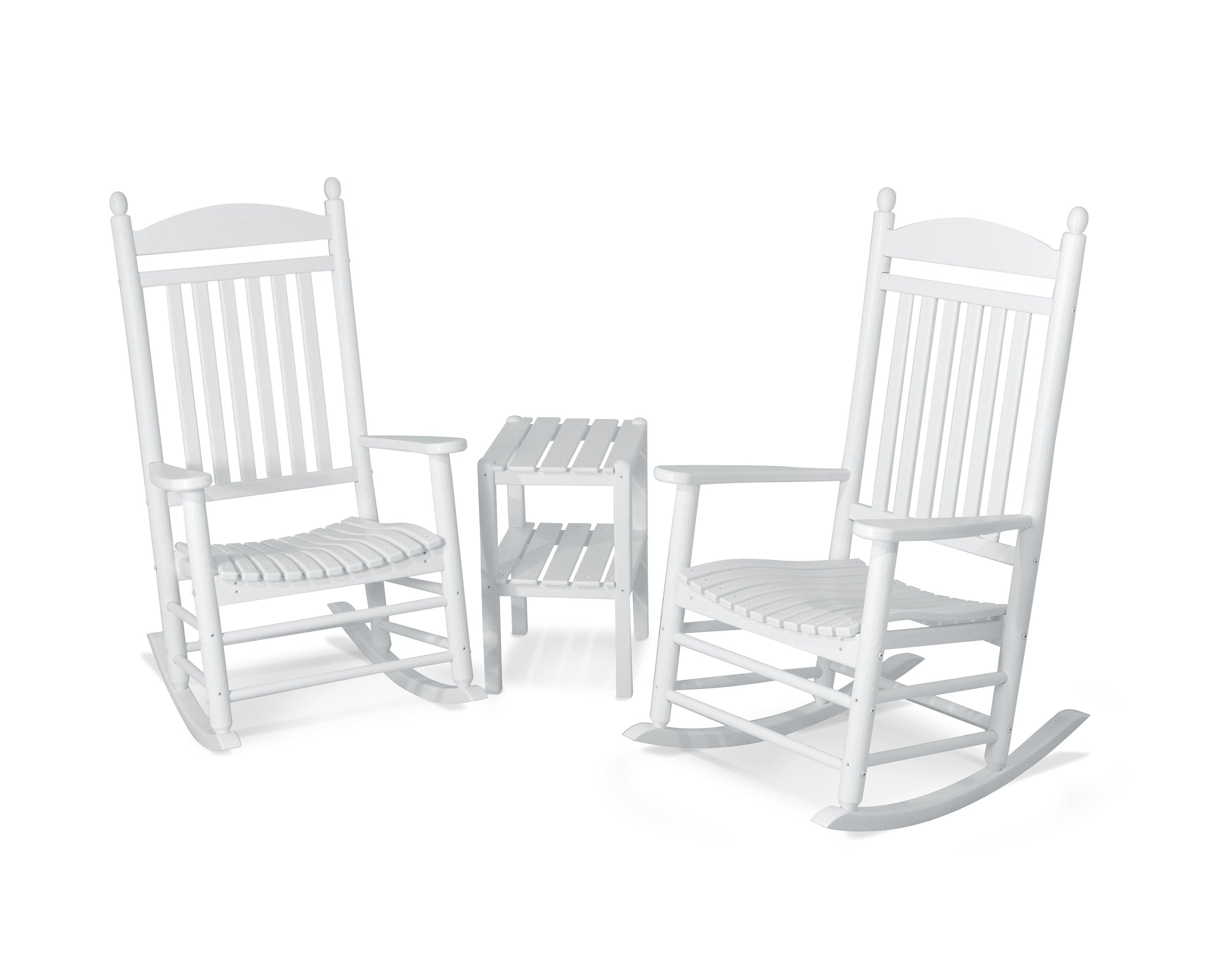 Jefferson 3-Piece Rocker Set in White