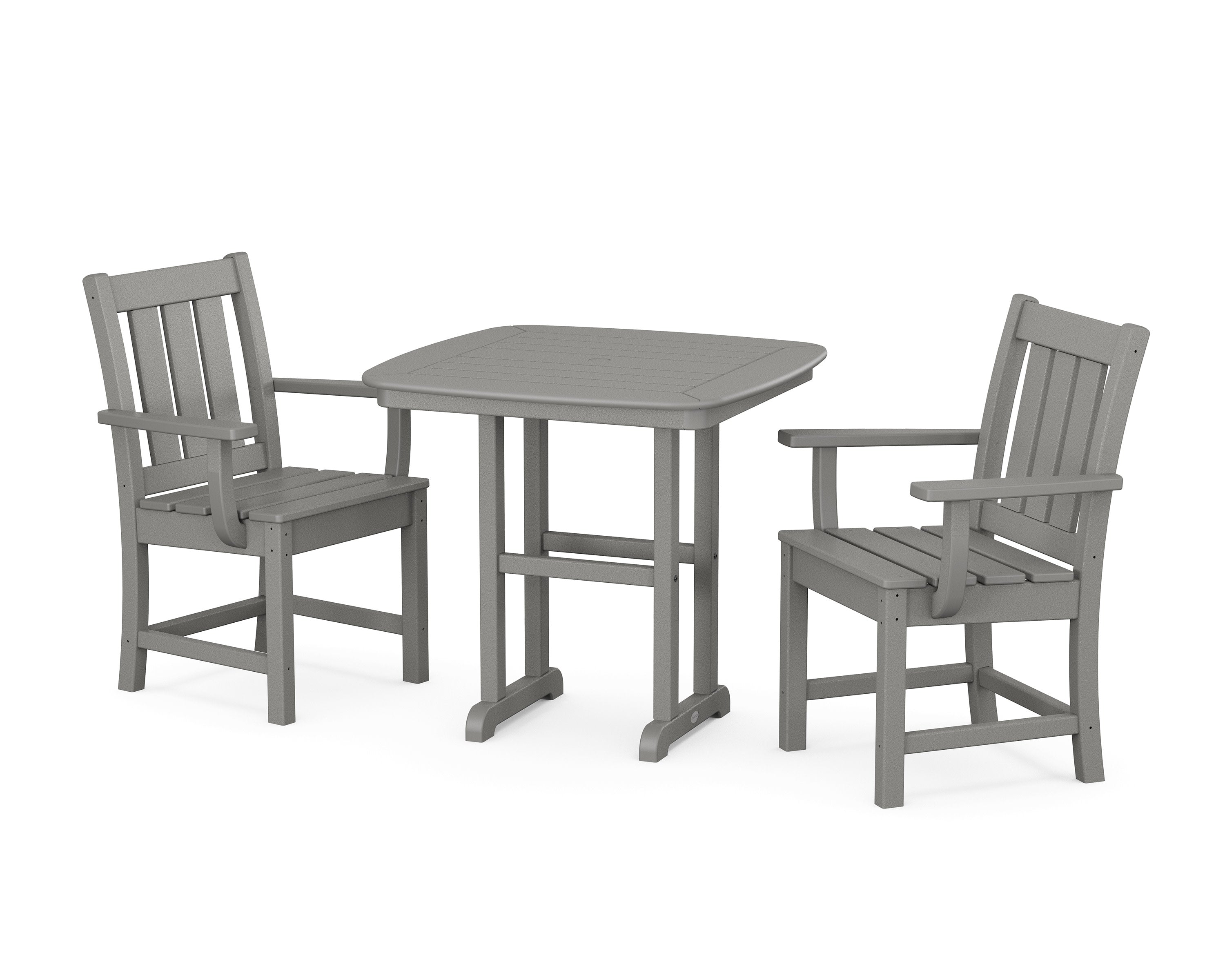 Oxford 3-Piece Dining Set in Slate Grey