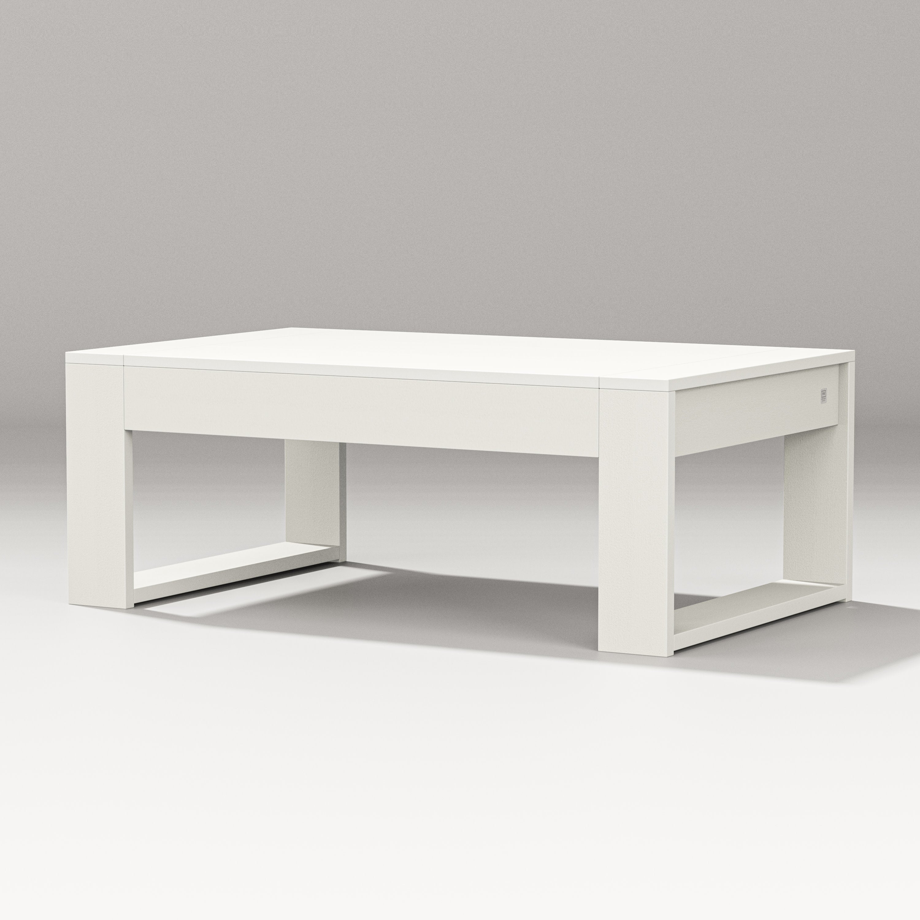 Latitude Rectangle Coffee Table in Vintage White