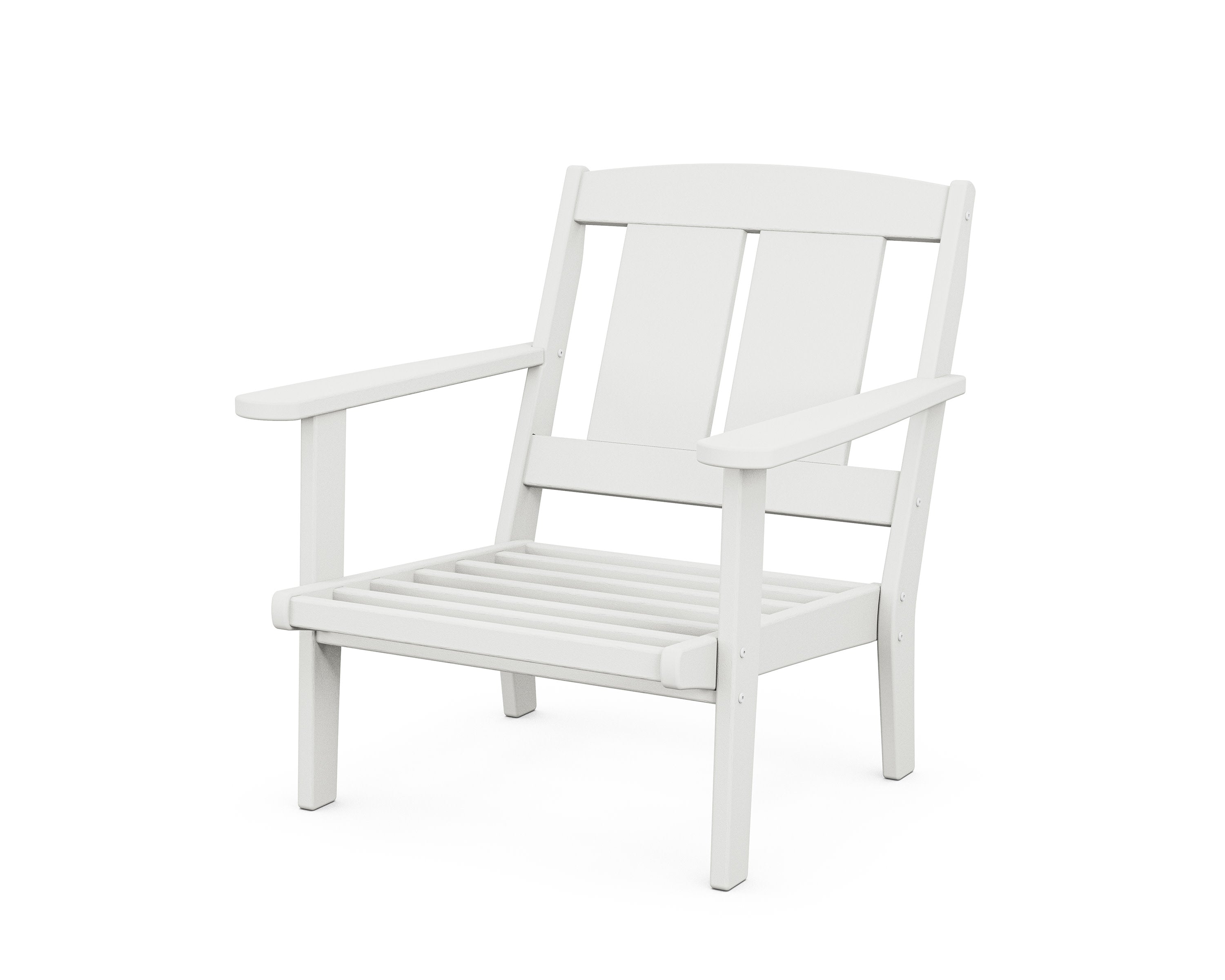 Mission Deep Seating Chair Frame in White