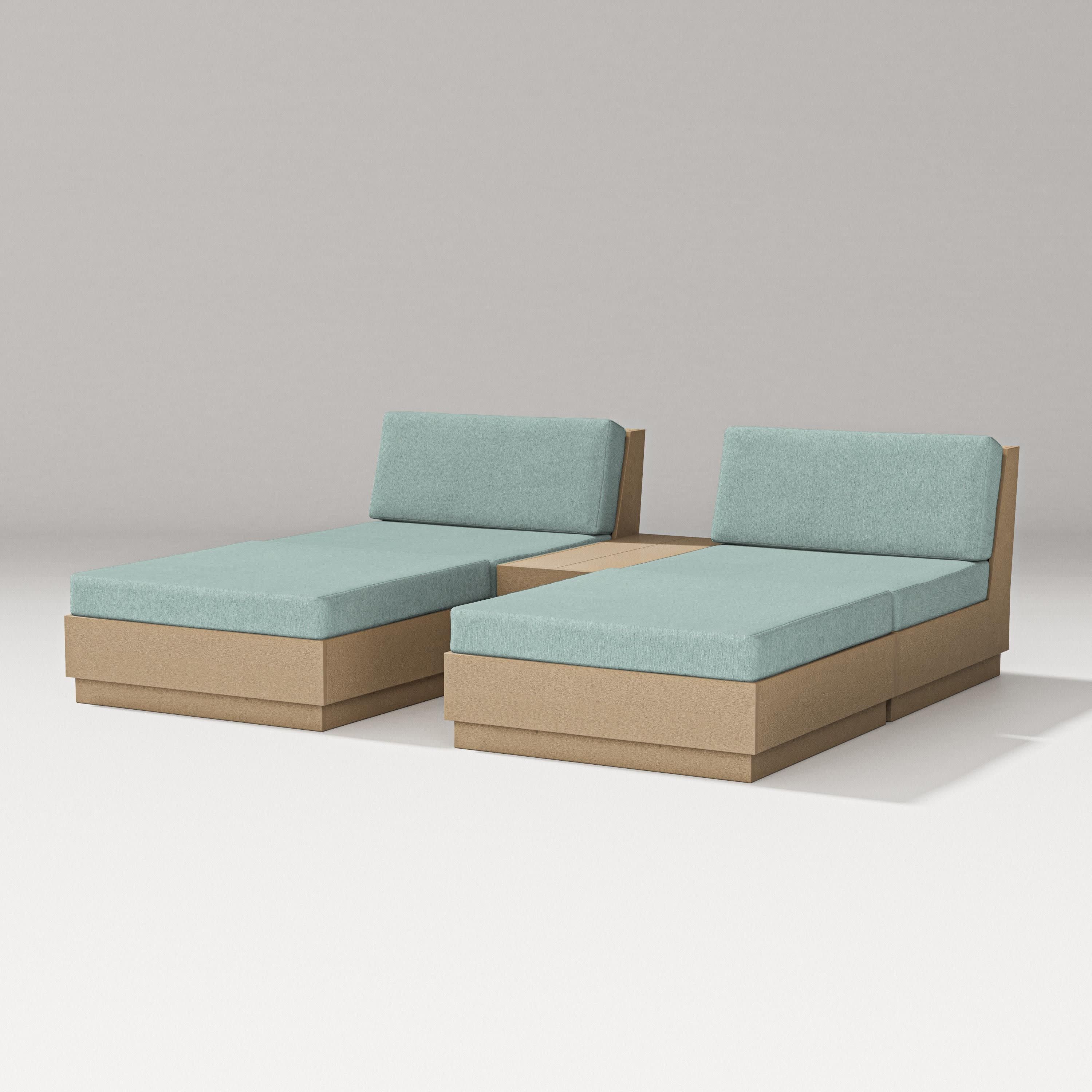 Elevate Double Chaise Set in Vintage Sahara / Glacier Spa