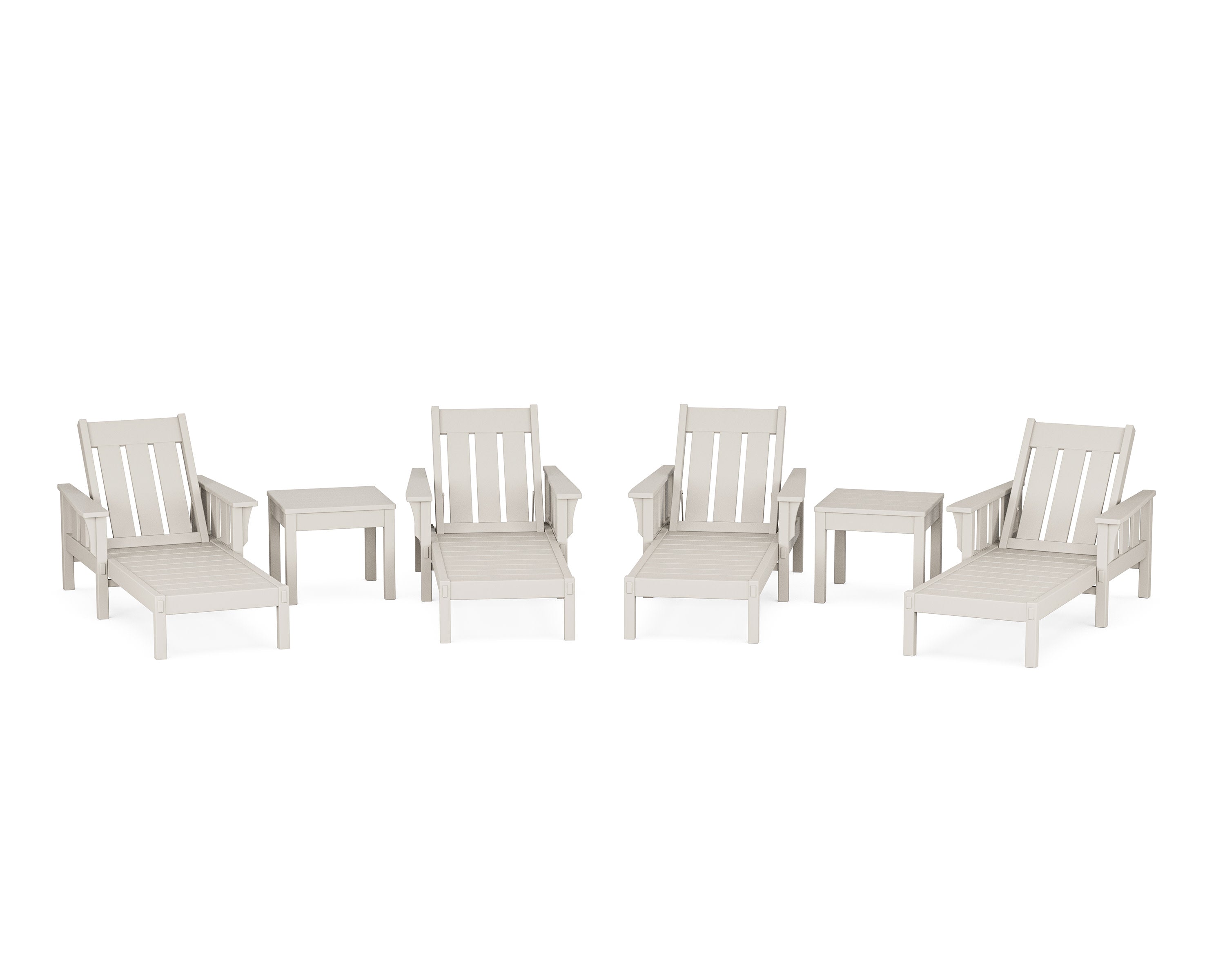Acadia 6-Piece Chaise Set in Sand