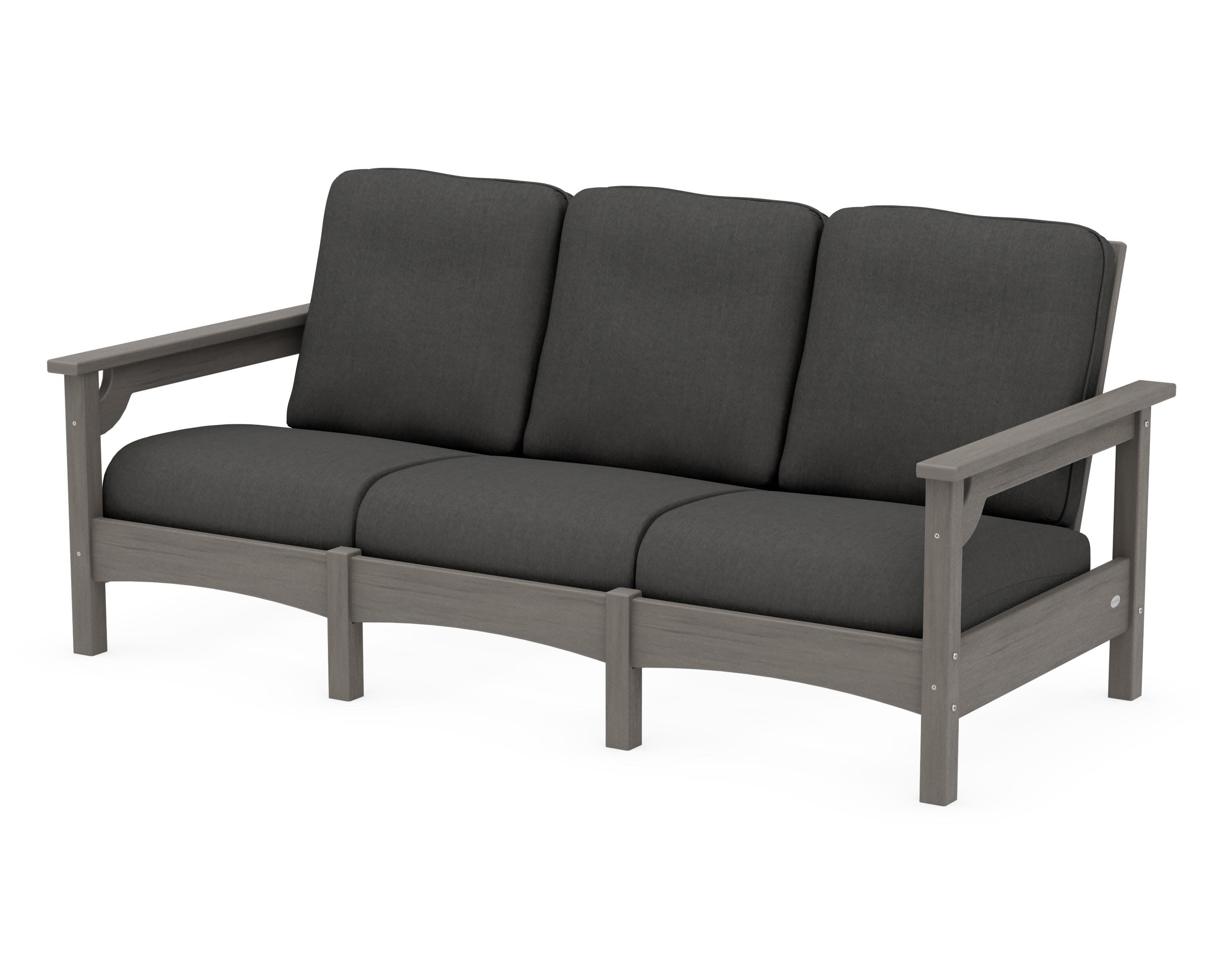 Club Sofa in Driftwood / Spectrum Carbon