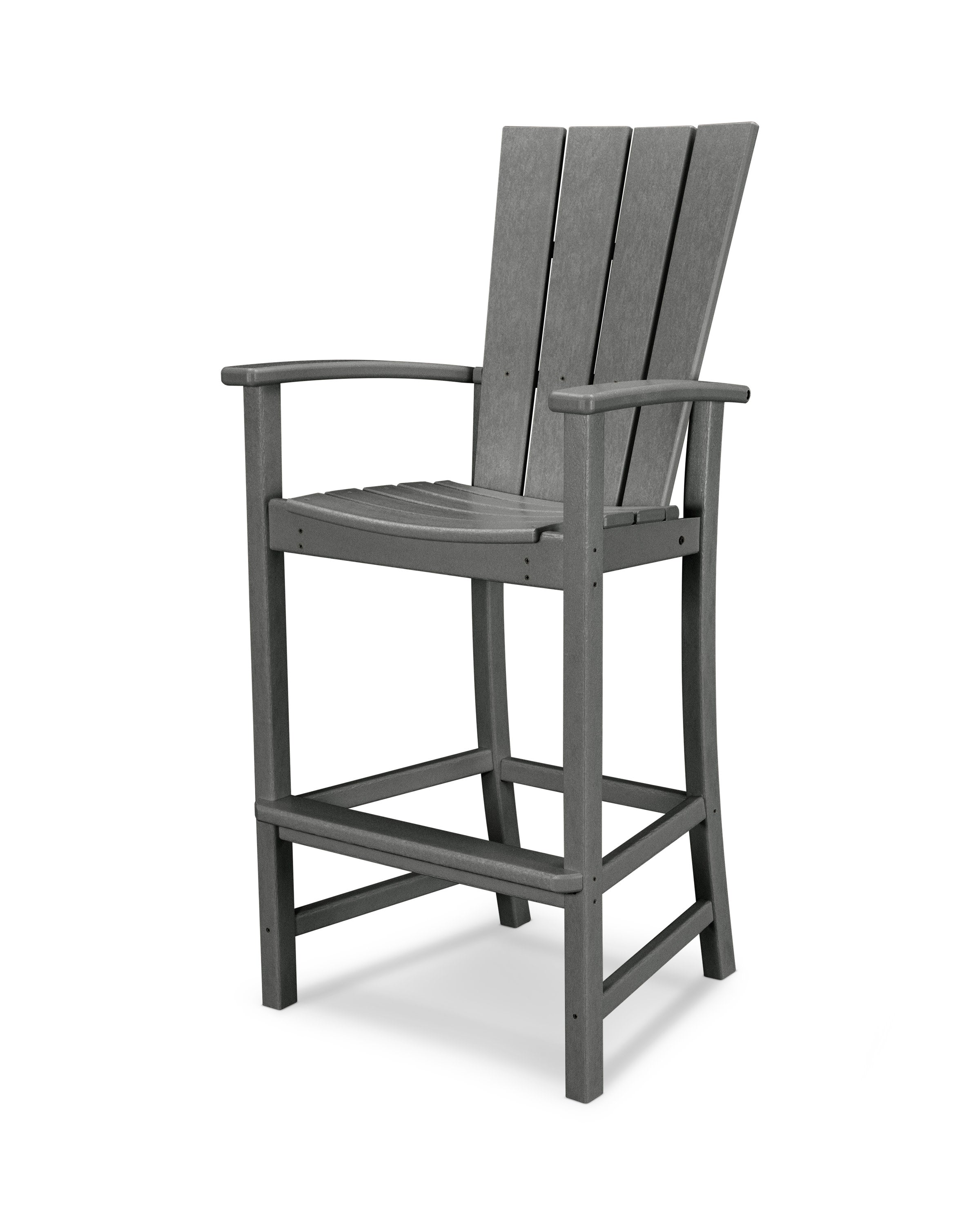 Quattro Adirondack Bar Chair in Slate Grey