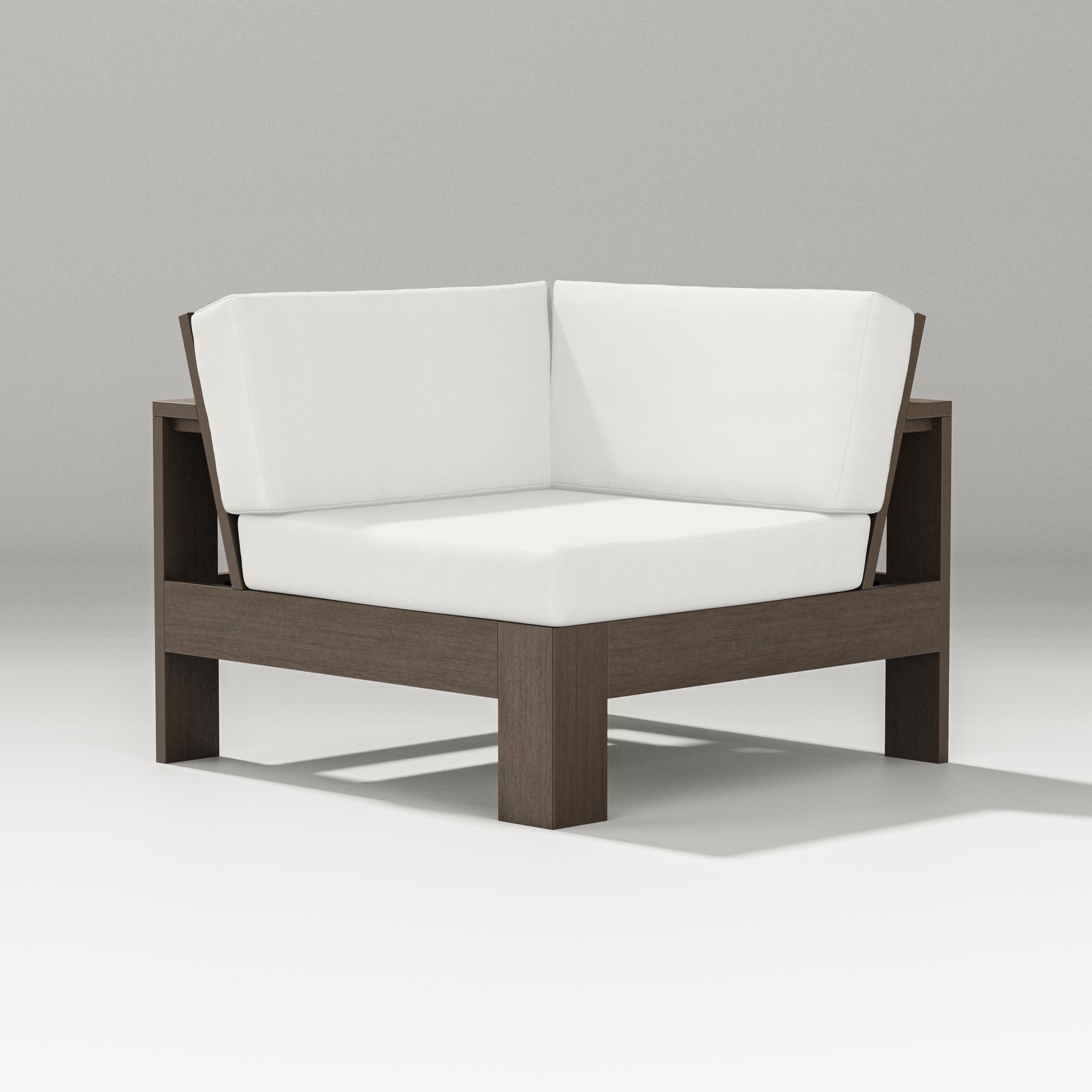 Latitude Modular Corner Chair in Kona / Natural Linen