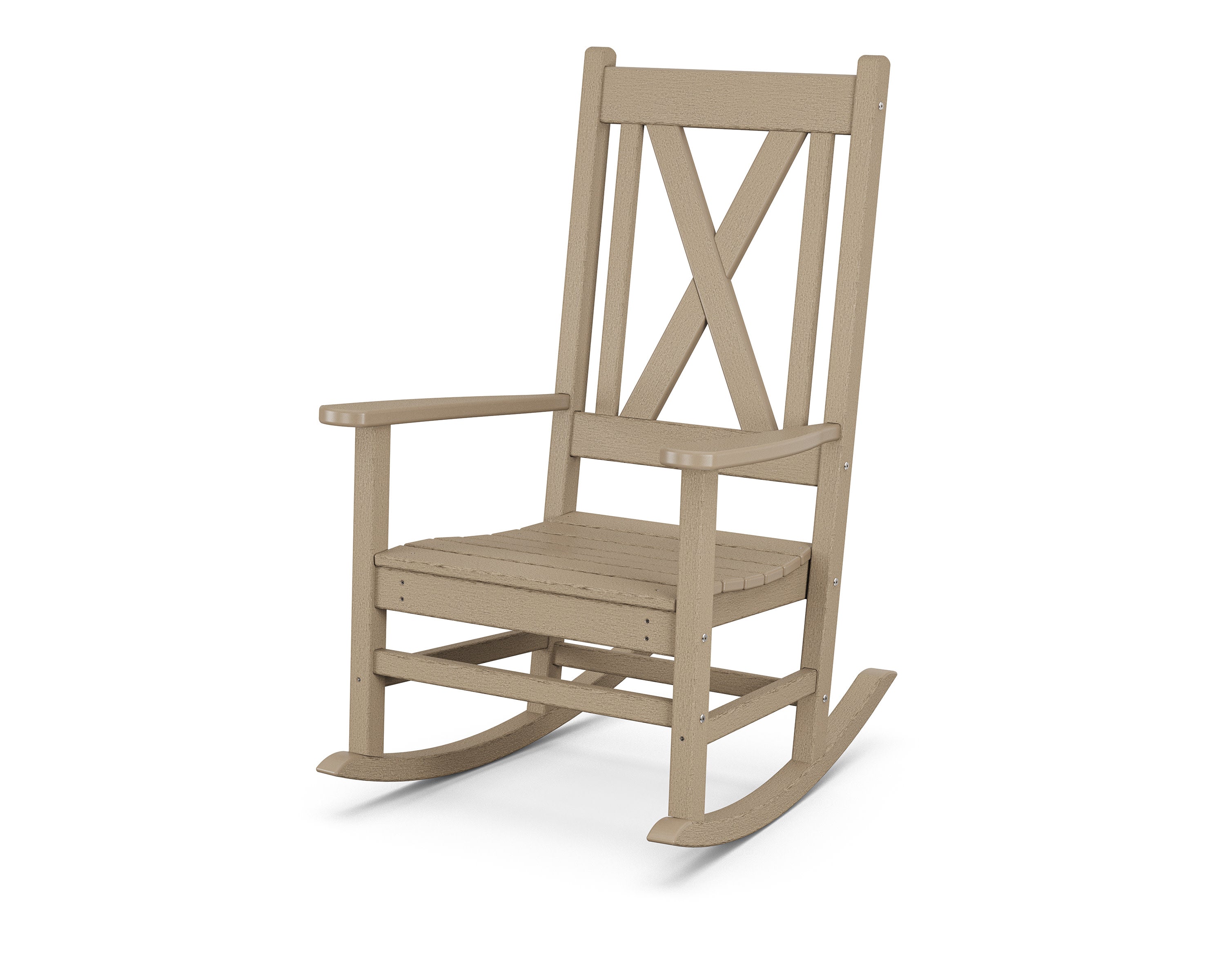 Braxton Porch Rocking Chair in Vintage Sahara