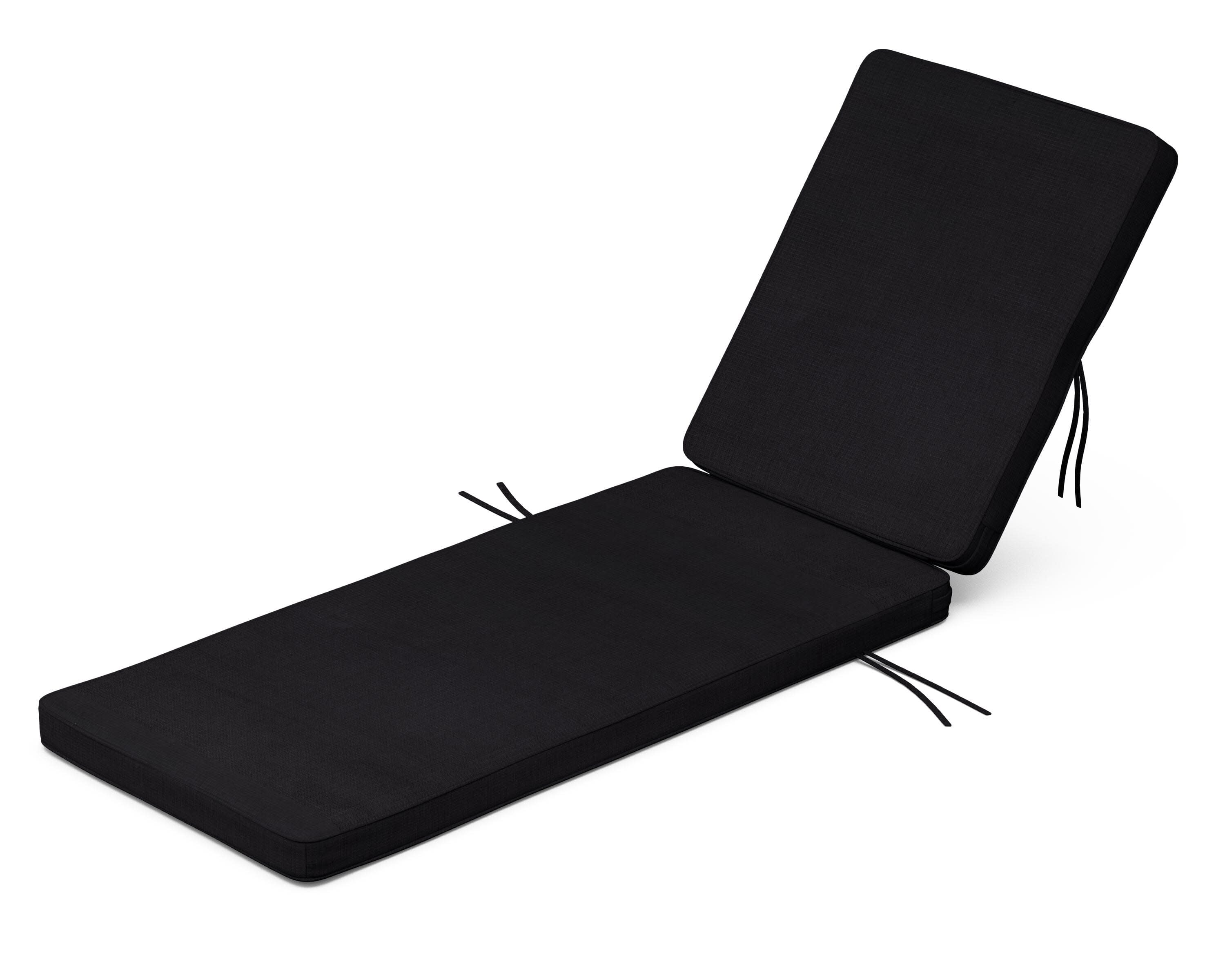 Acadia Chaise Cushion in Midnight Linen