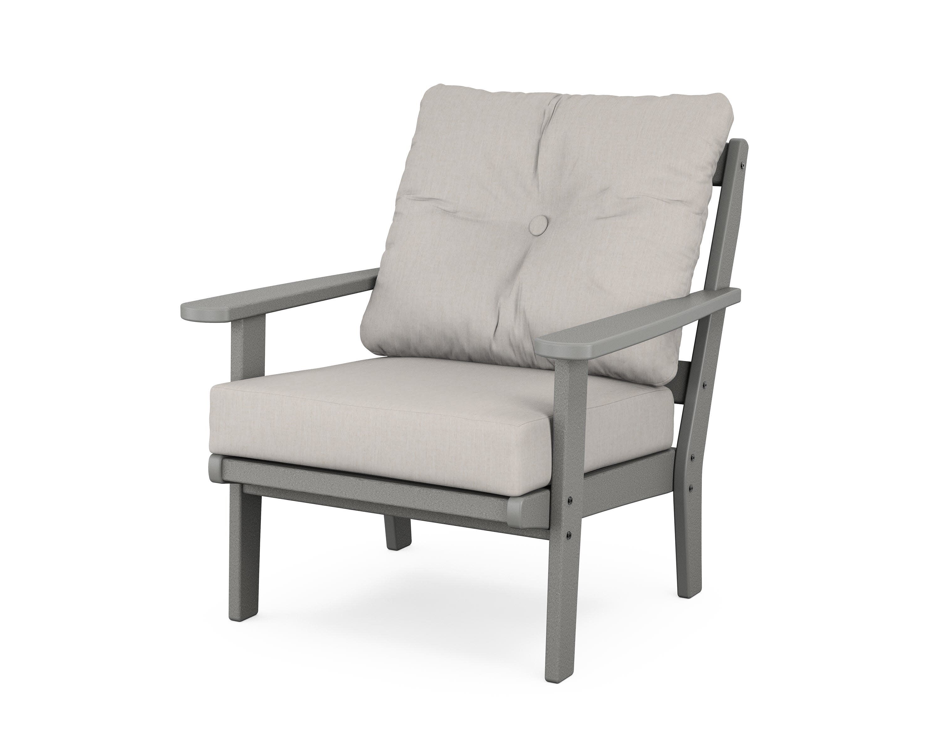 Mission Deep Seating Chair in Slate Grey / Cast Ash