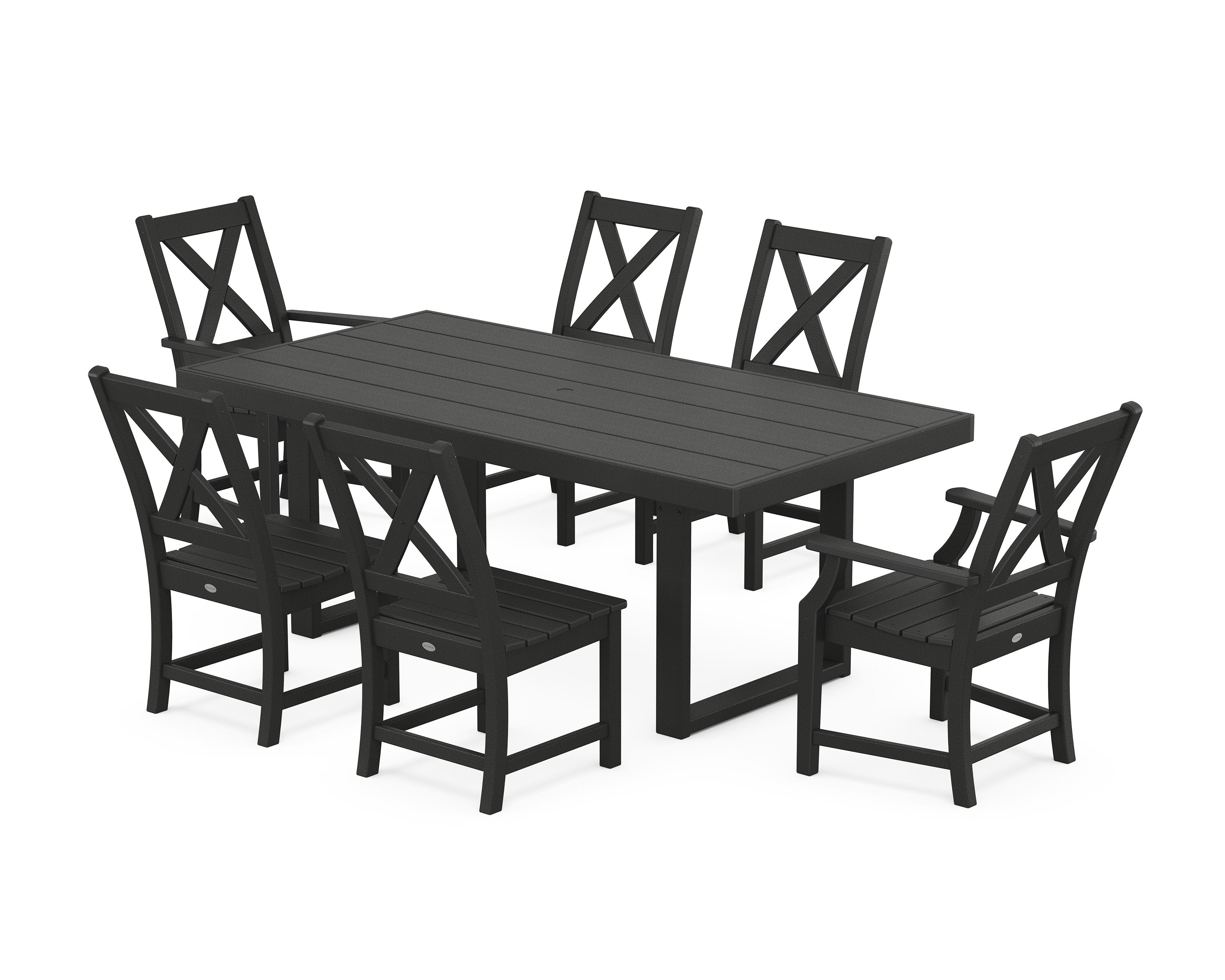 Braxton 7-Piece Dining Set in Black