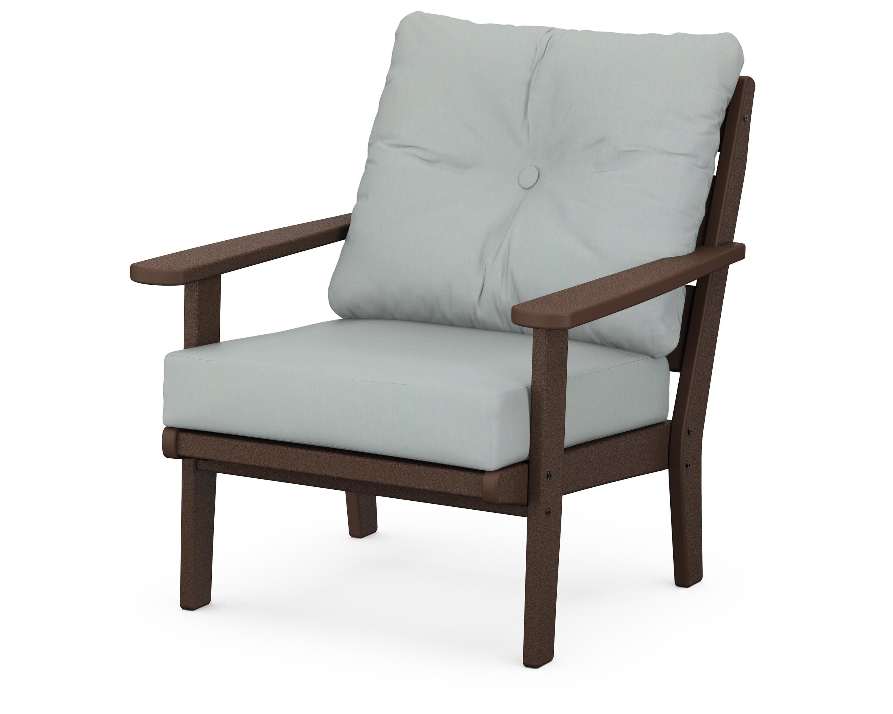 Lakeside Deep Seating Chair in Mahogany / Spa