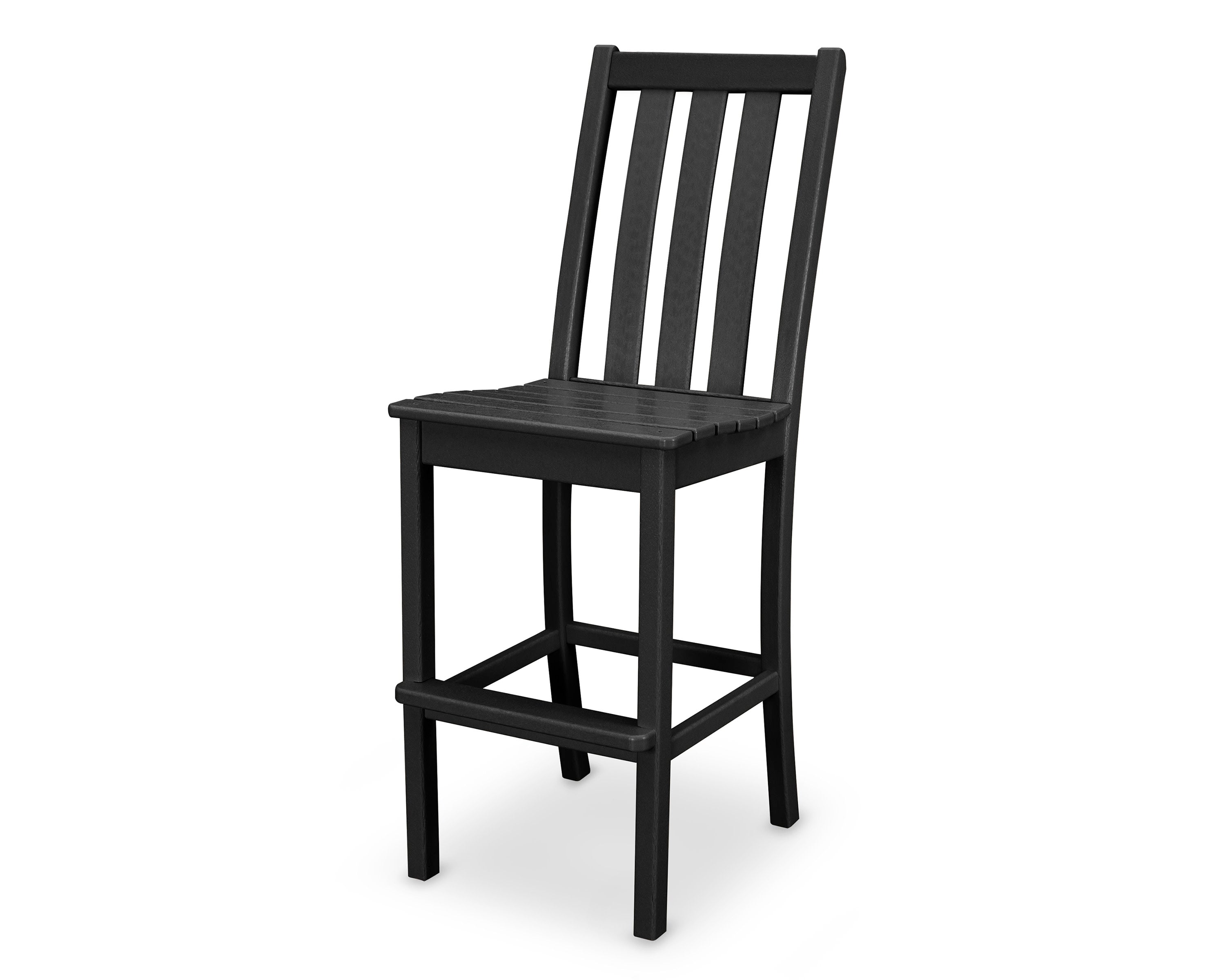 Vineyard Bar Side Chair in Black