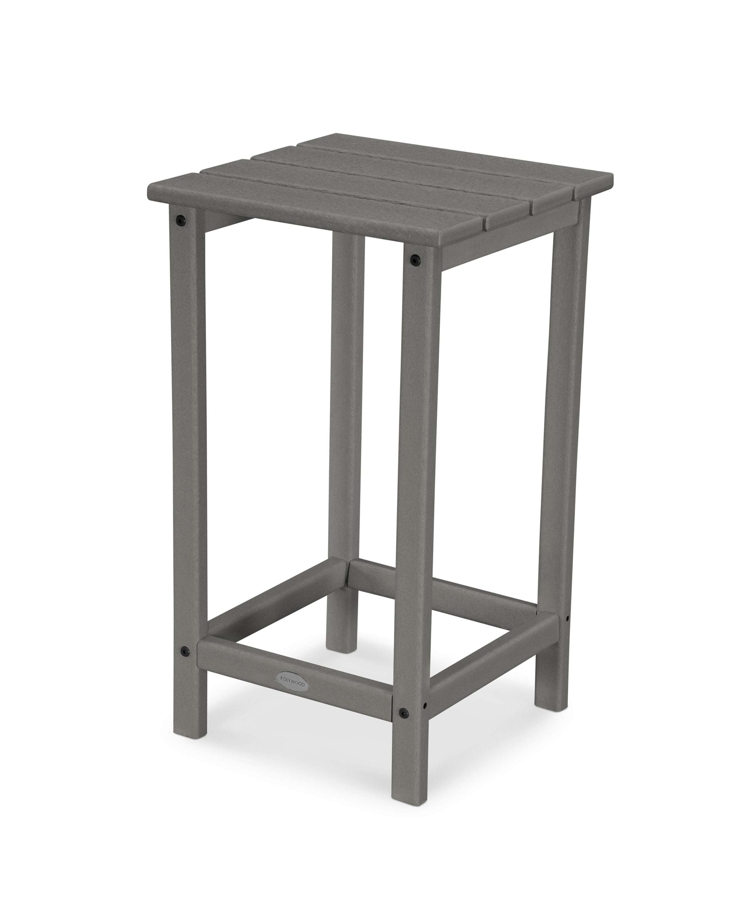 Long Island 26" Counter Side Table in Slate Grey