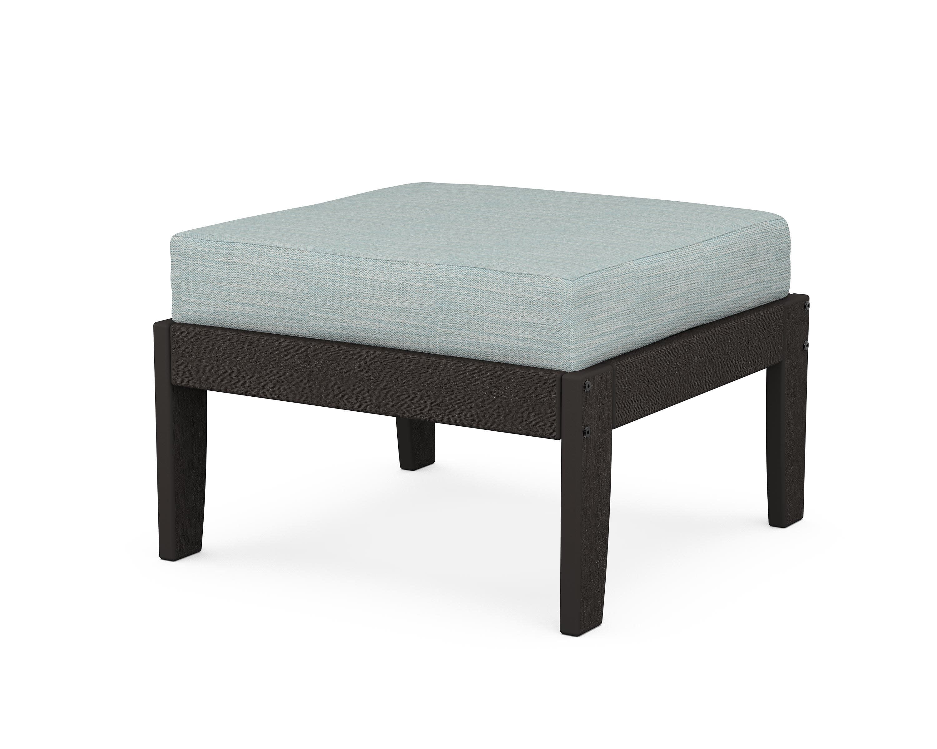 Modular Ottoman - Classic in Vintage Coffee / Soothe Mist
