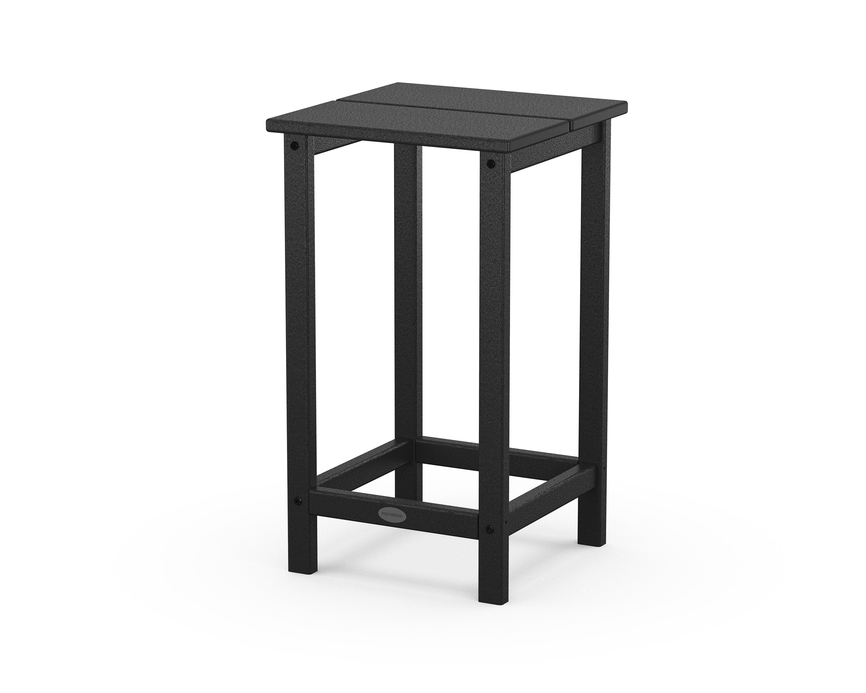 Studio Square Counter Side Table in Black