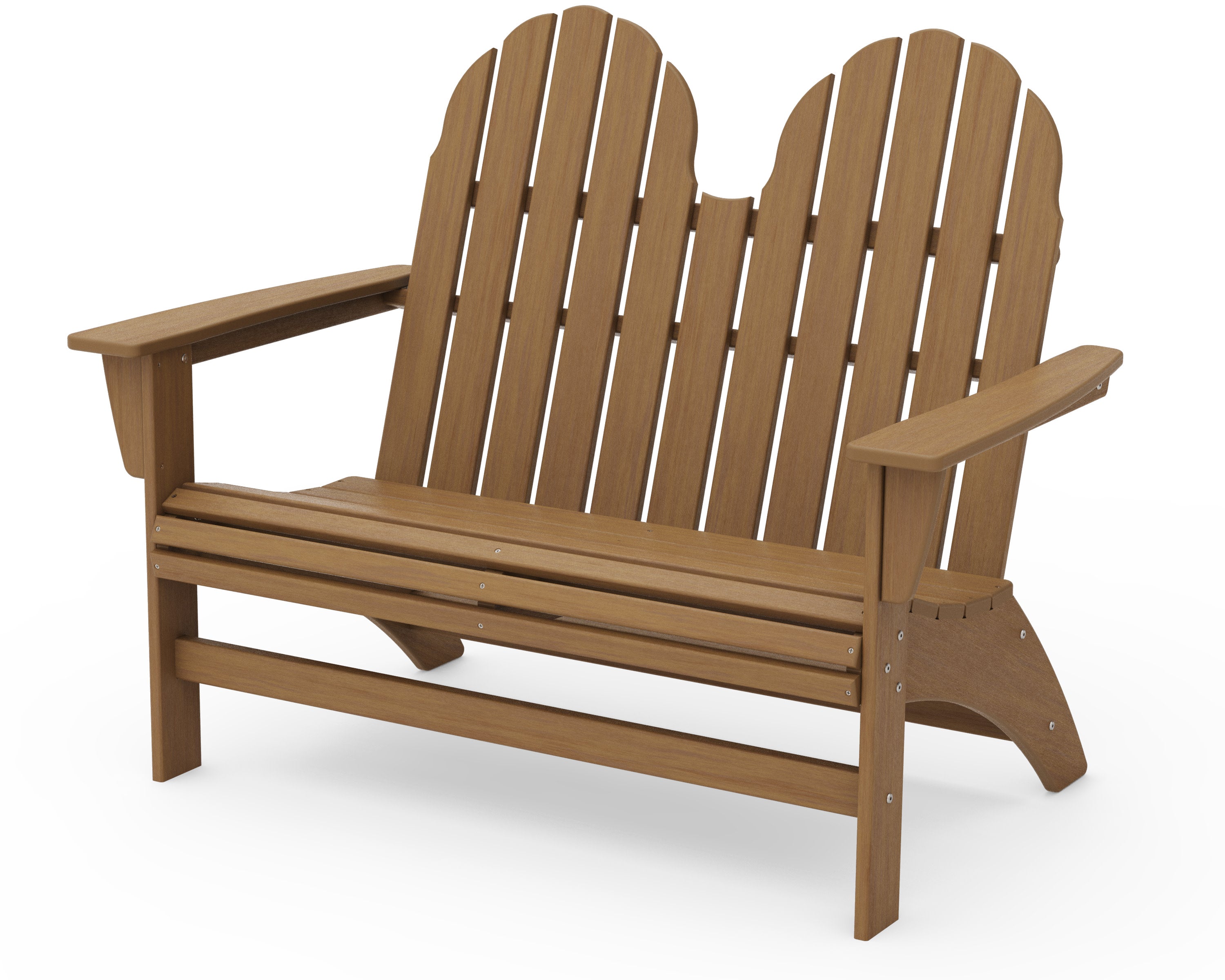 Vineyard 48" Adirondack Bench in Natural