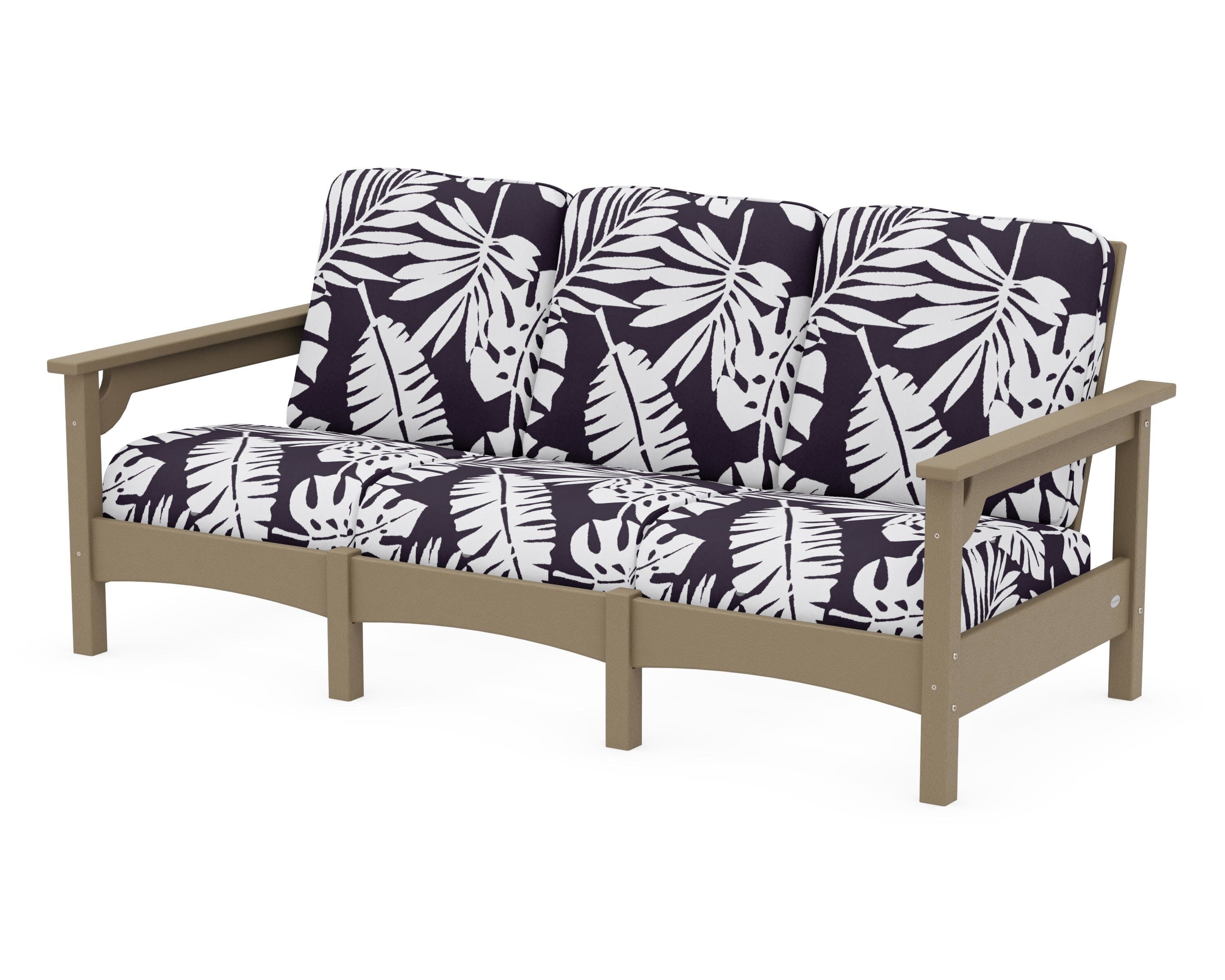 Club Sofa in Vintage Sahara / Leaf Navy