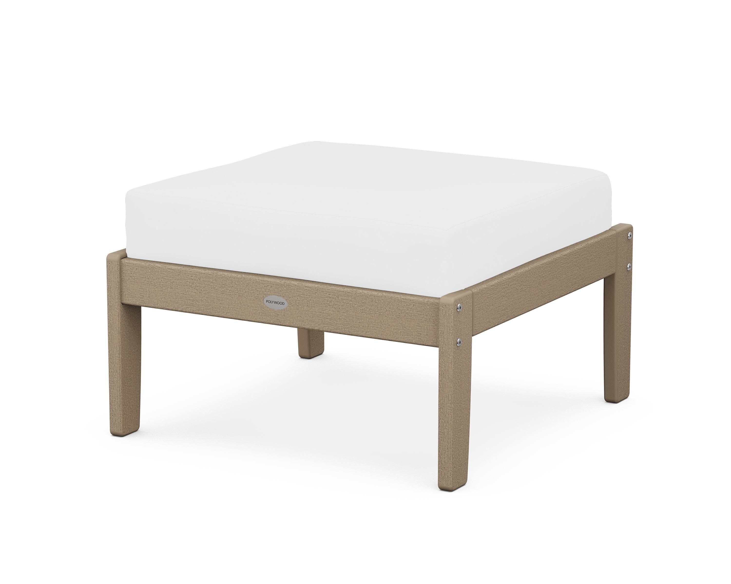 Braxton Deep Seating Ottoman in Vintage Sahara / Natural