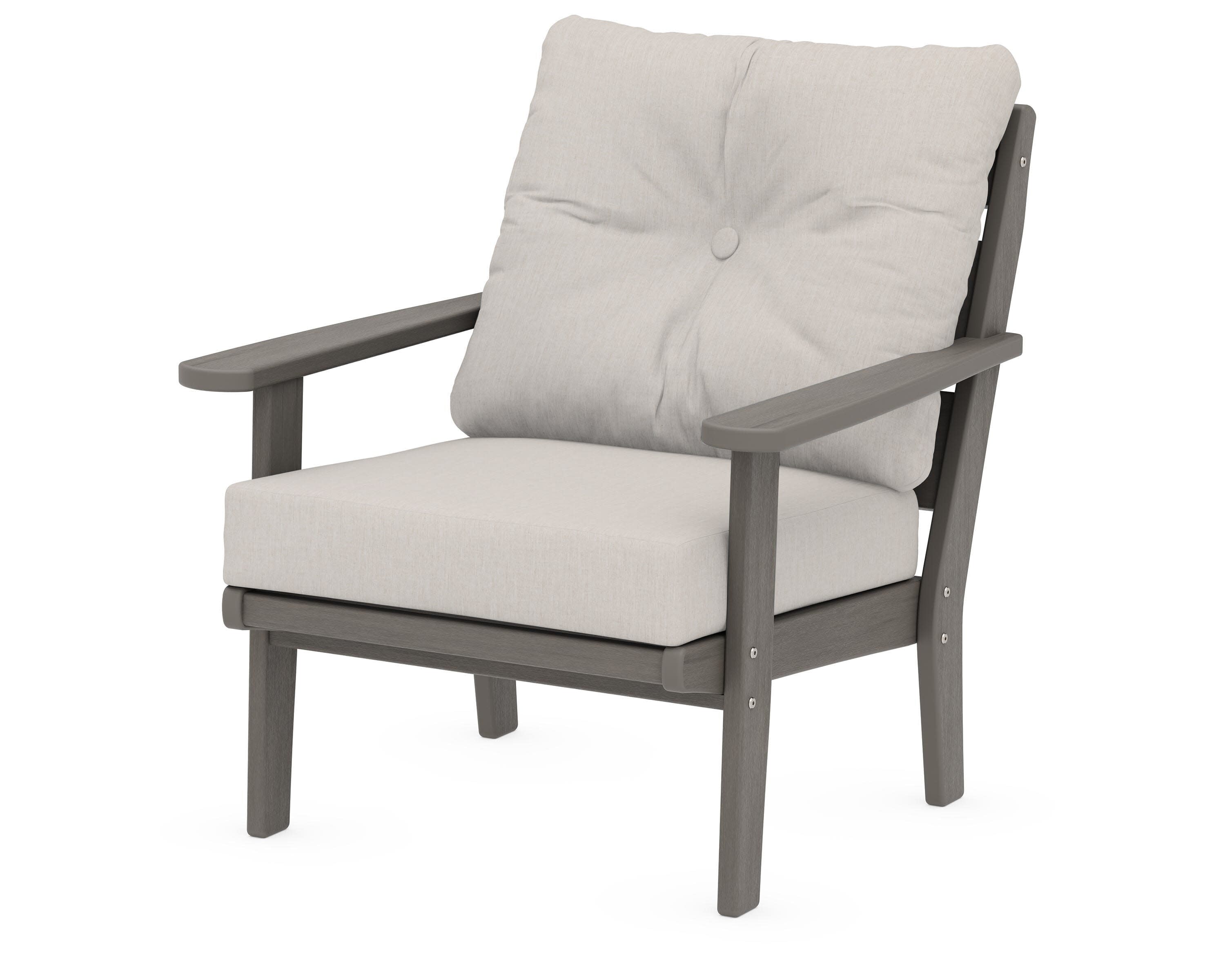 Lakeside Deep Seating Chair in Driftwood / Cast Ash