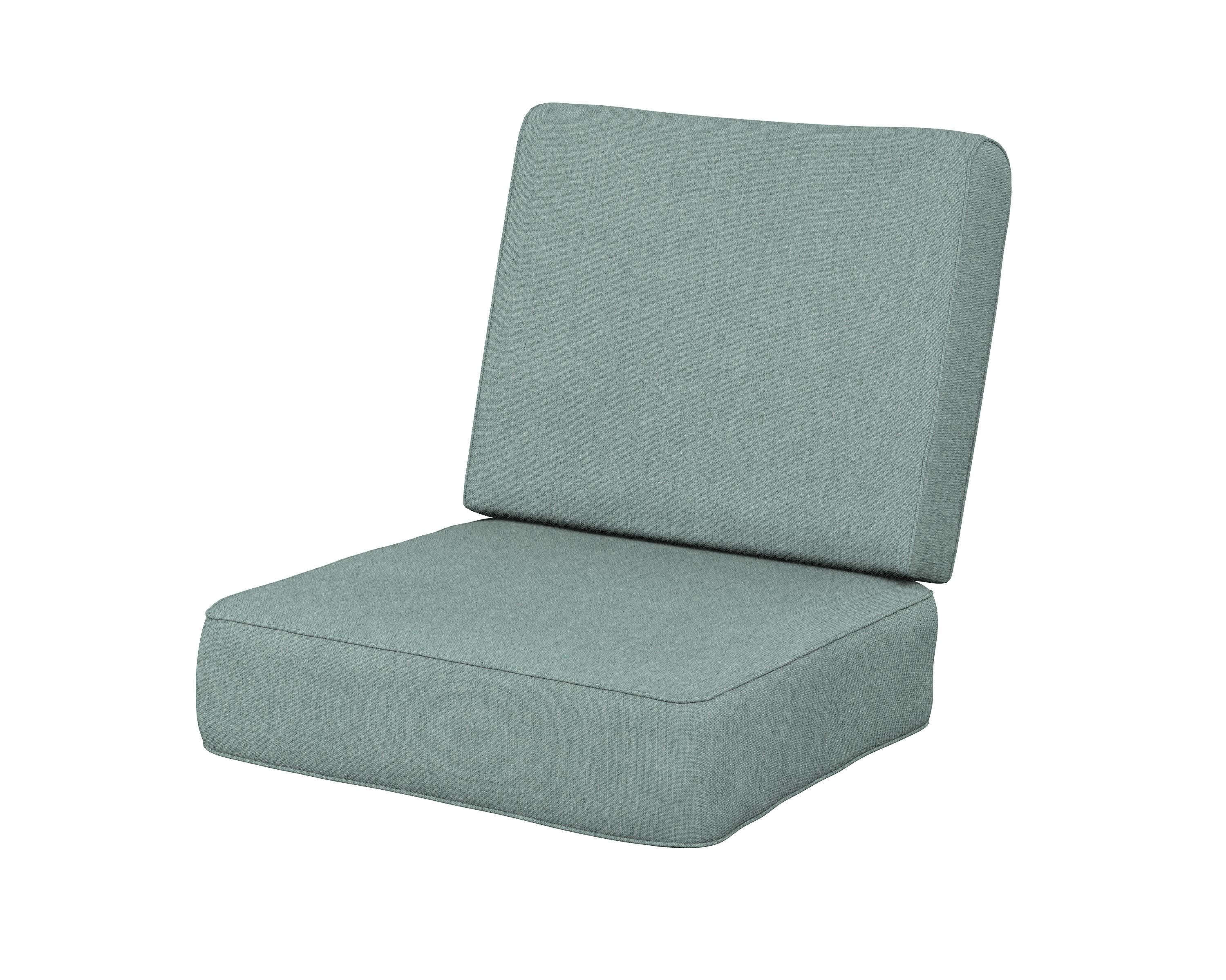 Ateeva Harbour Seat and Back Cushion in Glacier Spa