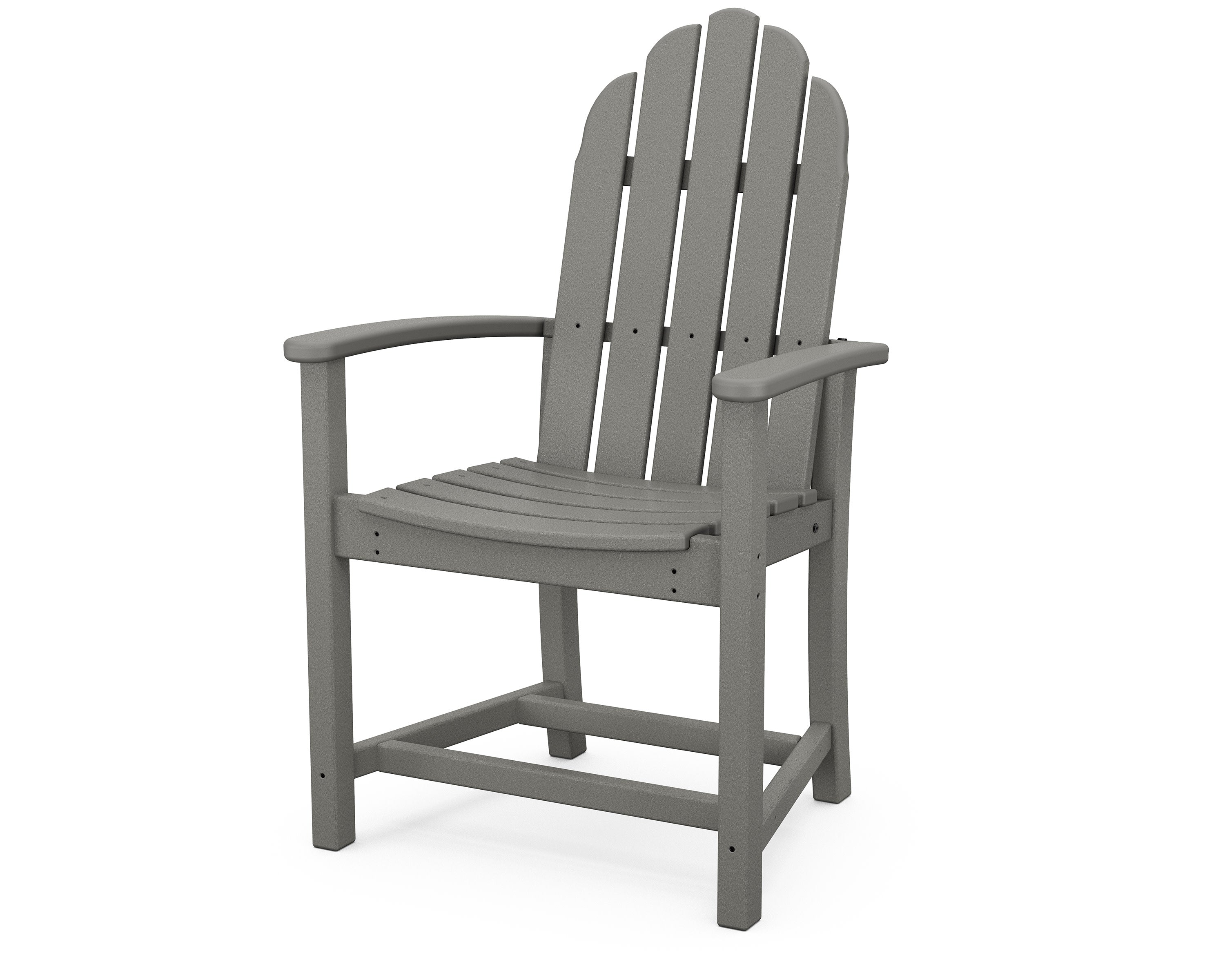 Classic Adirondack Dining Chair in Slate Grey