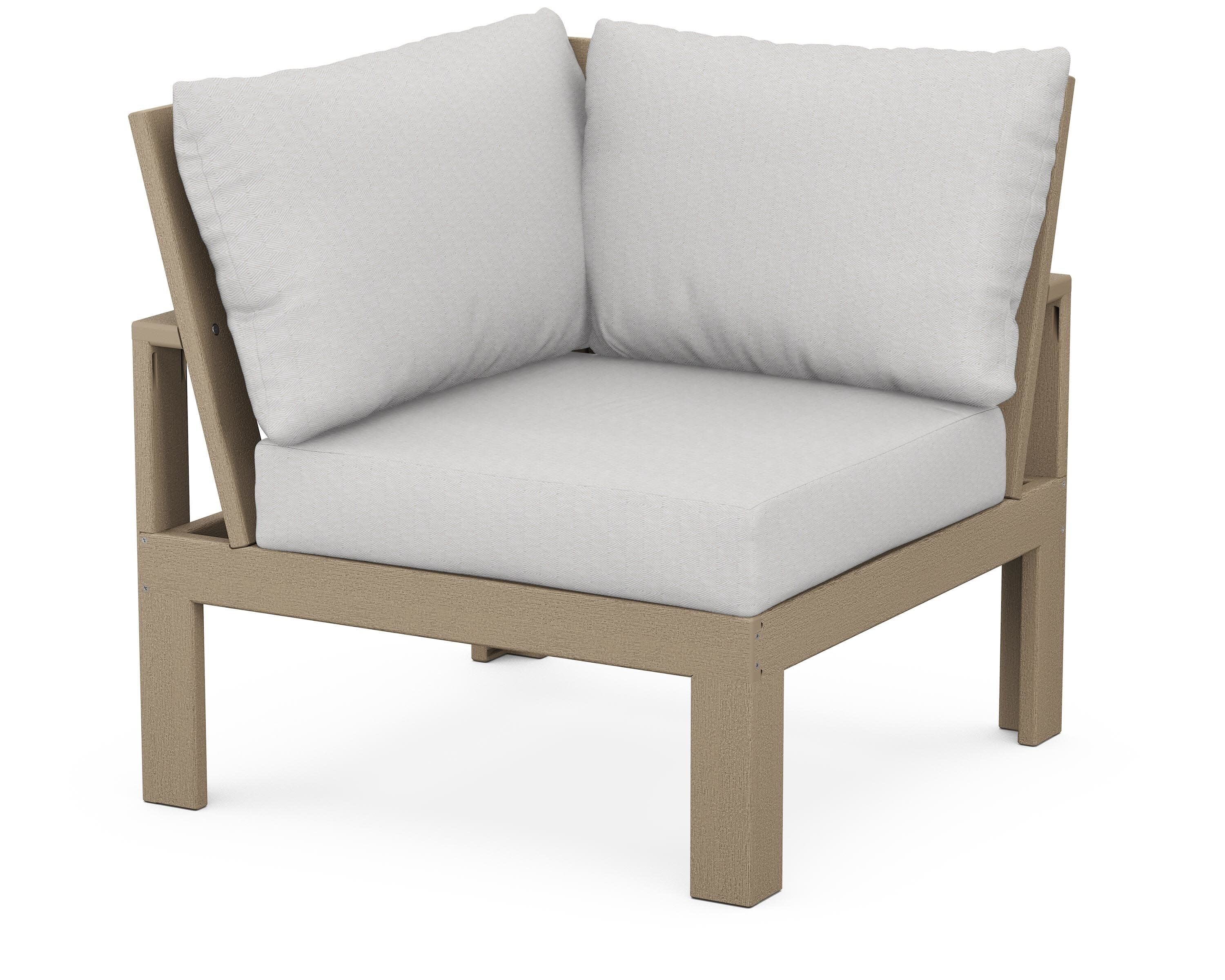 Modular Corner Chair in Vintage Sahara / Diamond in the Rough