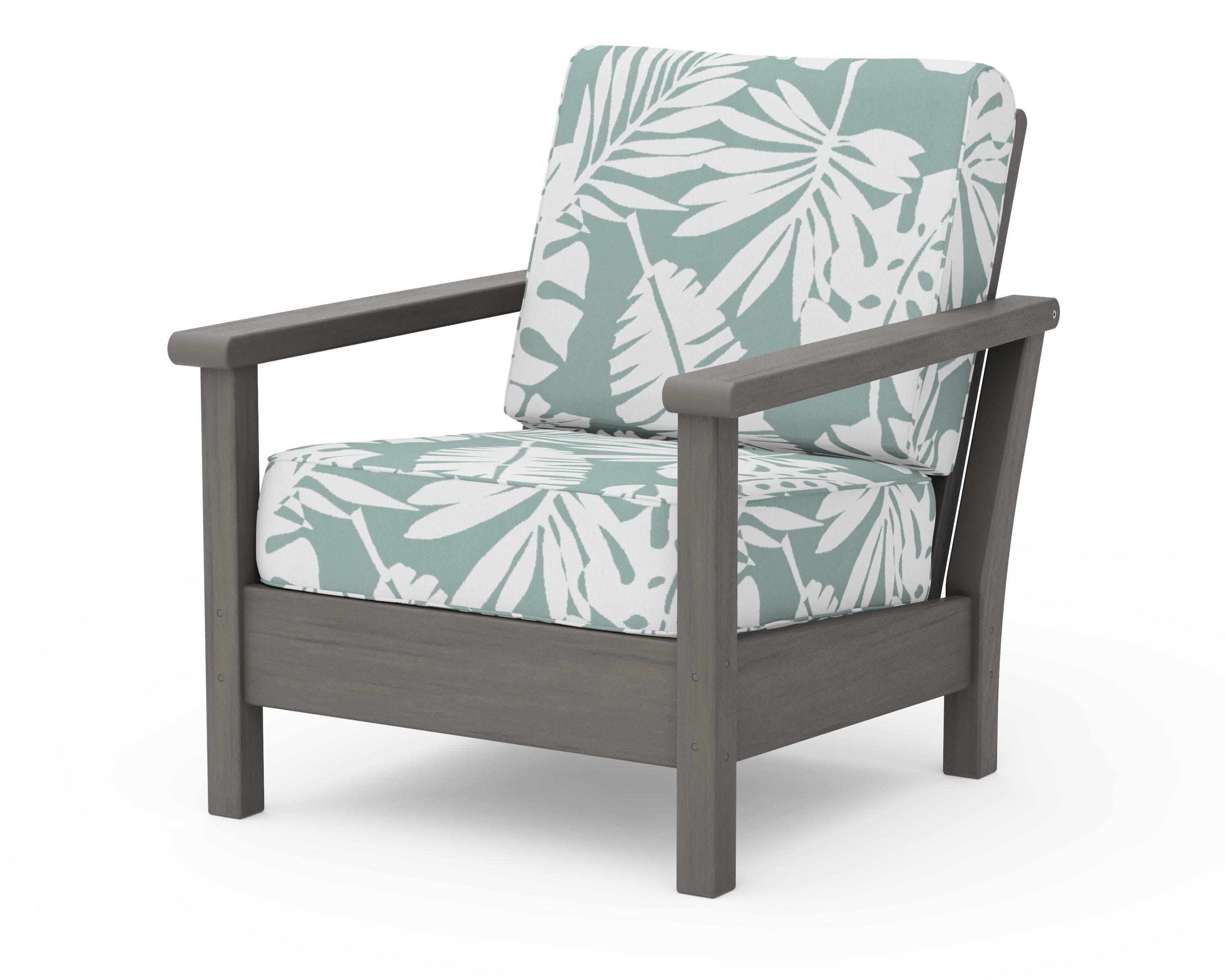 Harbour Deep Seating Chair in Driftwood / Leaf Glacier Spa