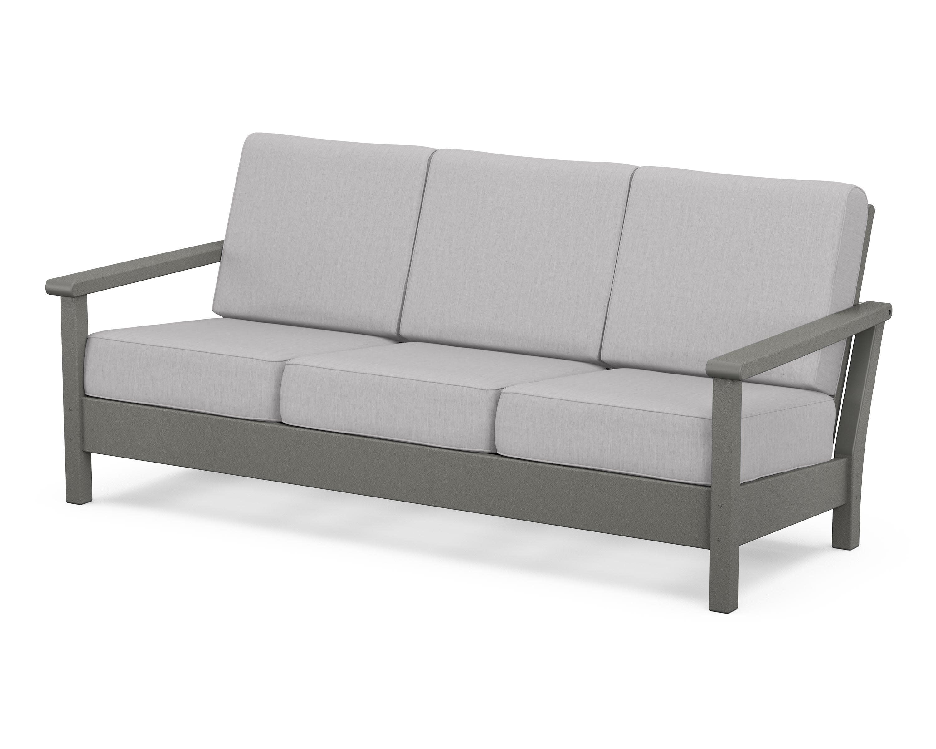 Harbour Deep Seating Sofa in Slate Grey / Granite