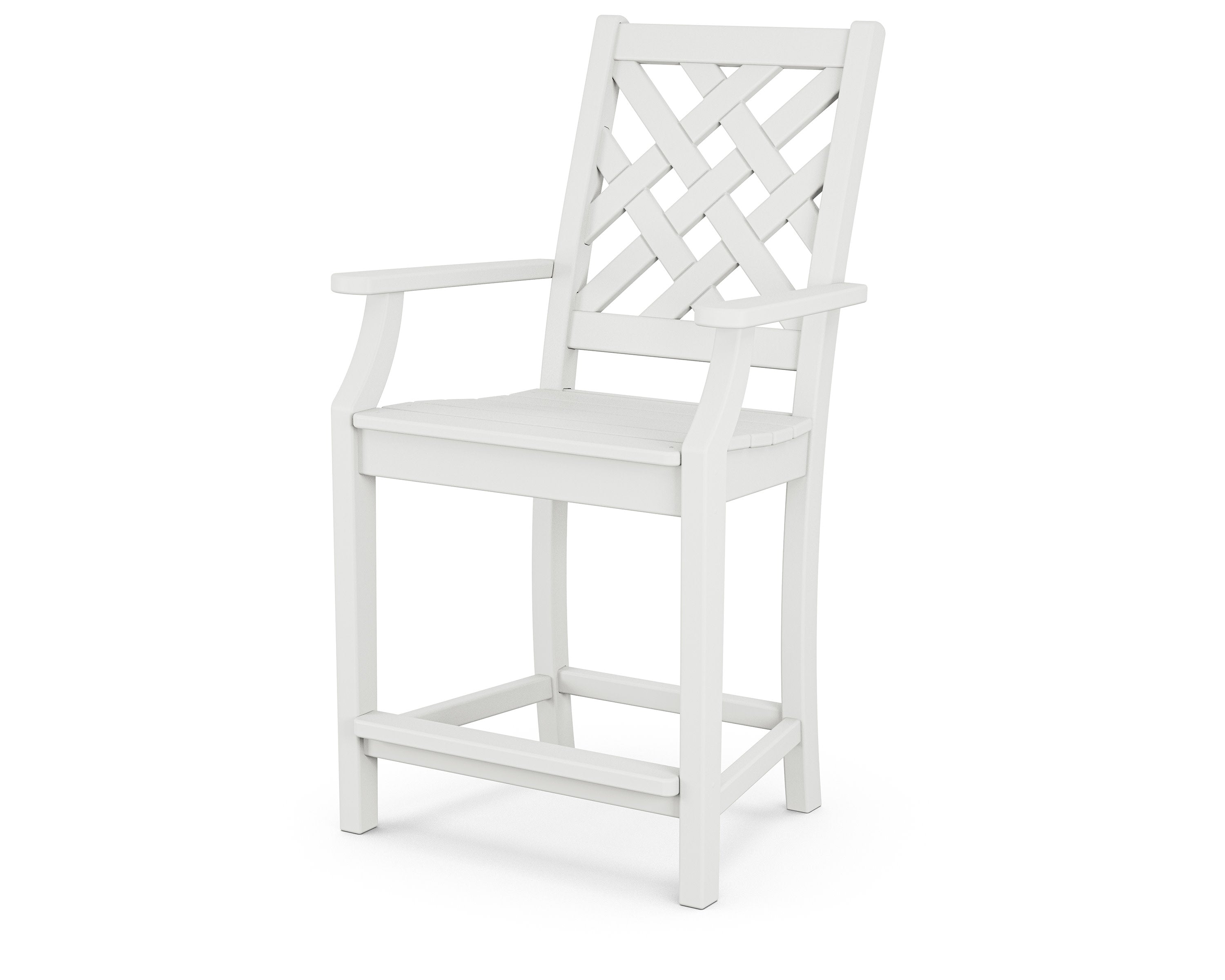 Wovendale Counter Arm Chair in White