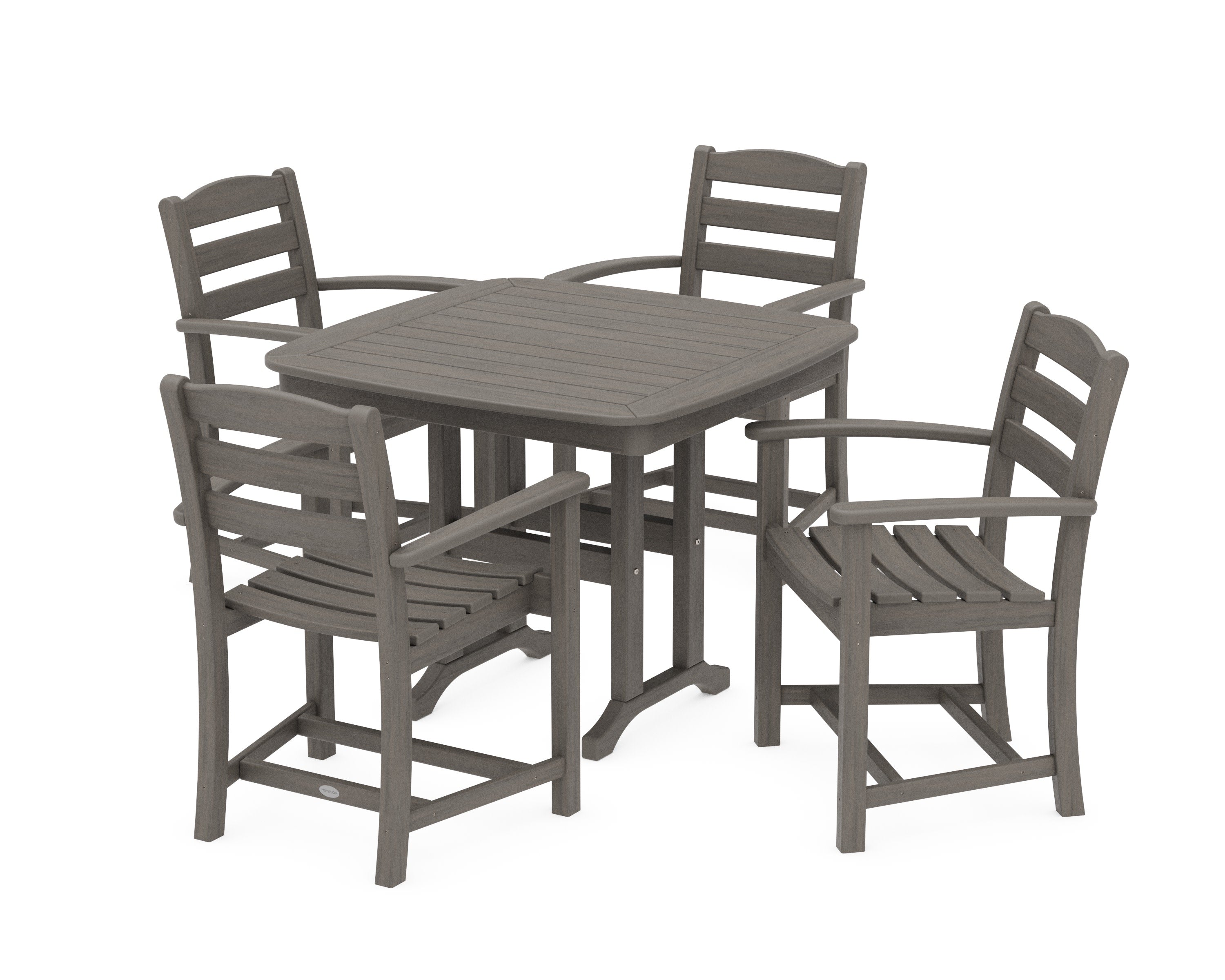 La Casa Caf 5-Piece Dining Set in Driftwood