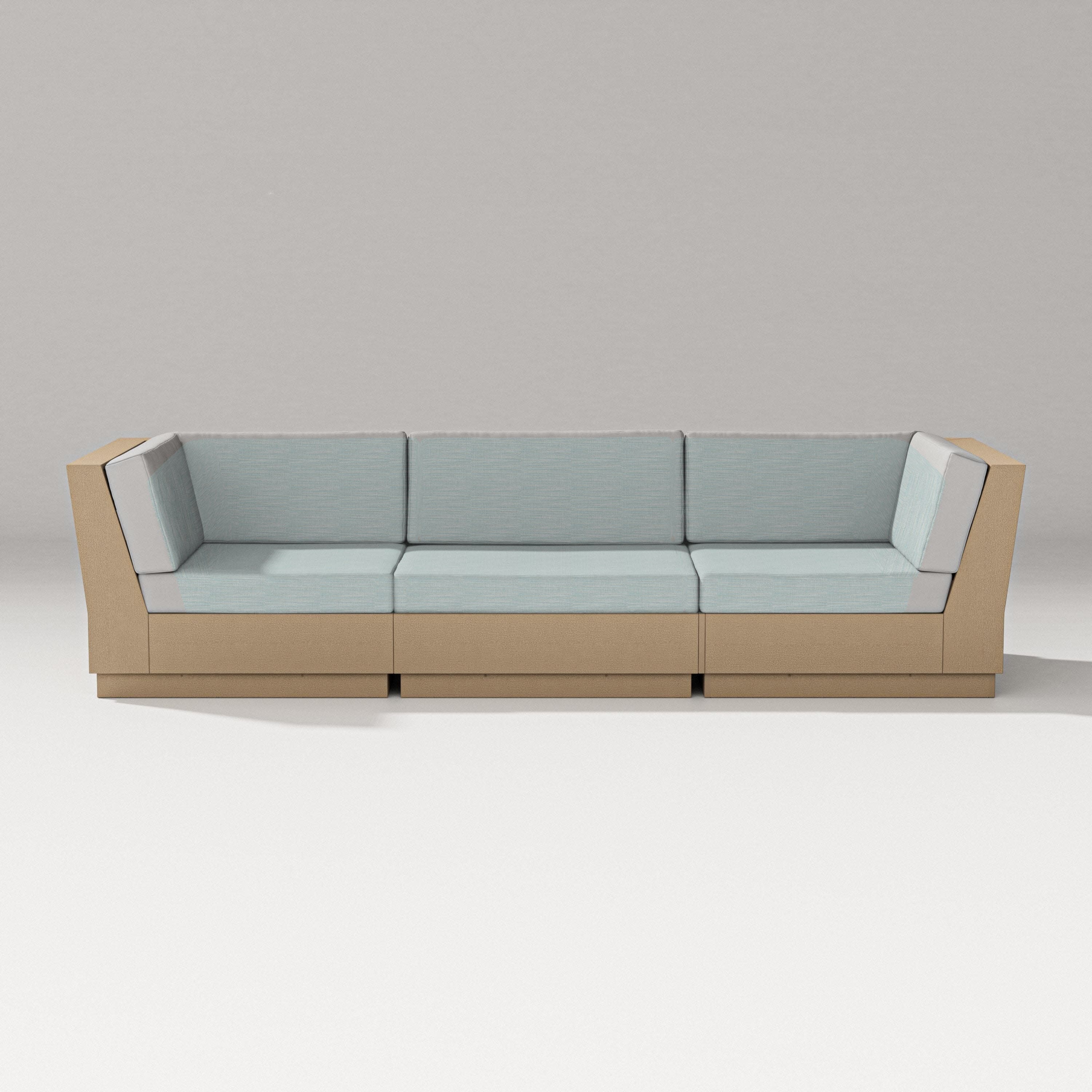 Elevate Sofa Sectional in Vintage Sahara / Soothe Mist