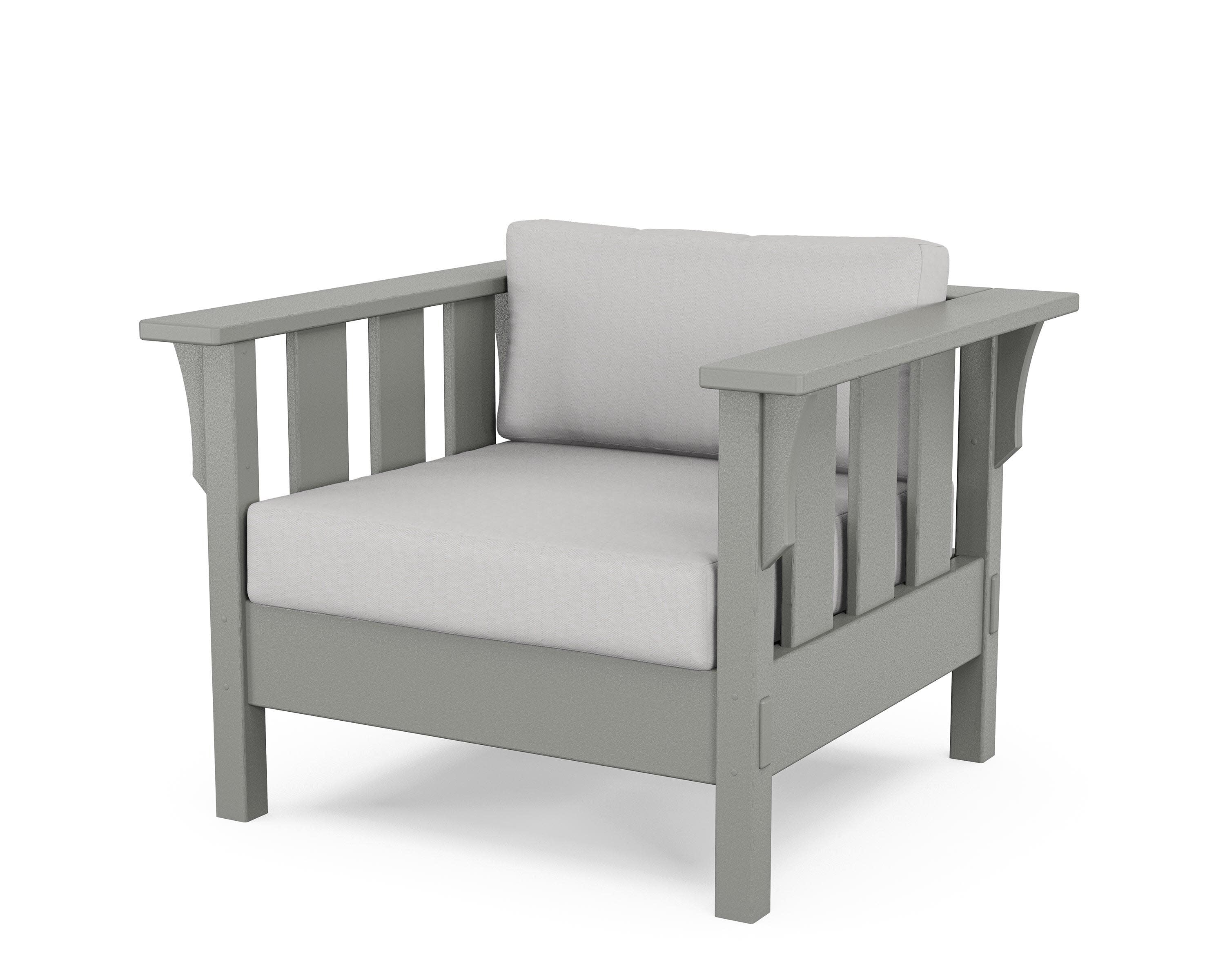 Acadia Deep Seating Chair in Slate Grey / Diamond in the Rough