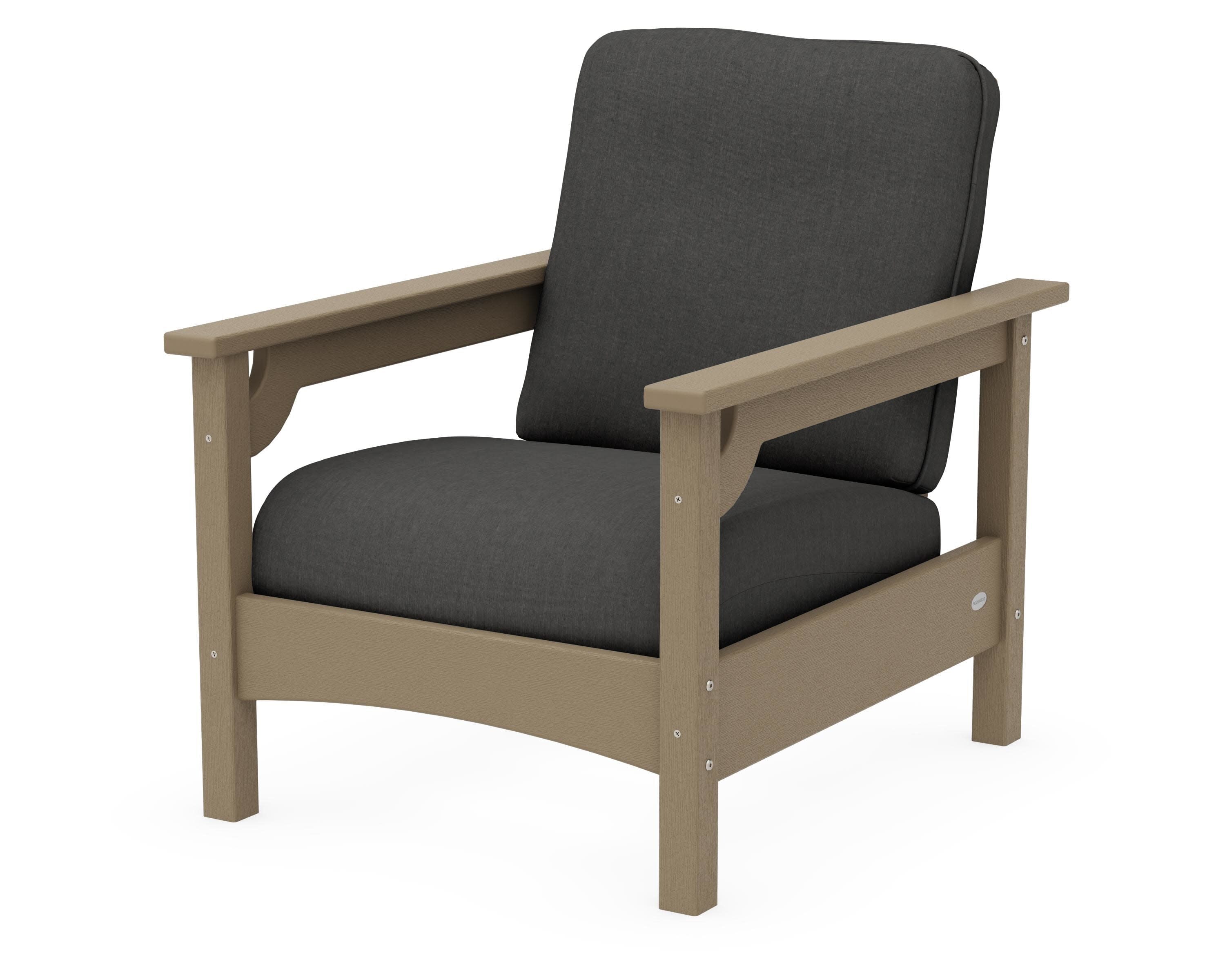 Club Chair in Vintage Sahara / Spectrum Carbon