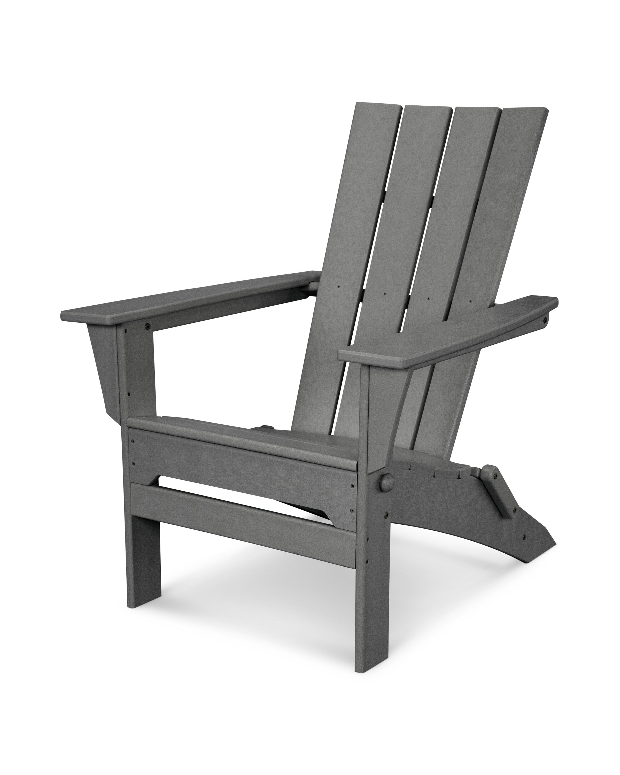 Quattro Folding Adirondack in Slate Grey