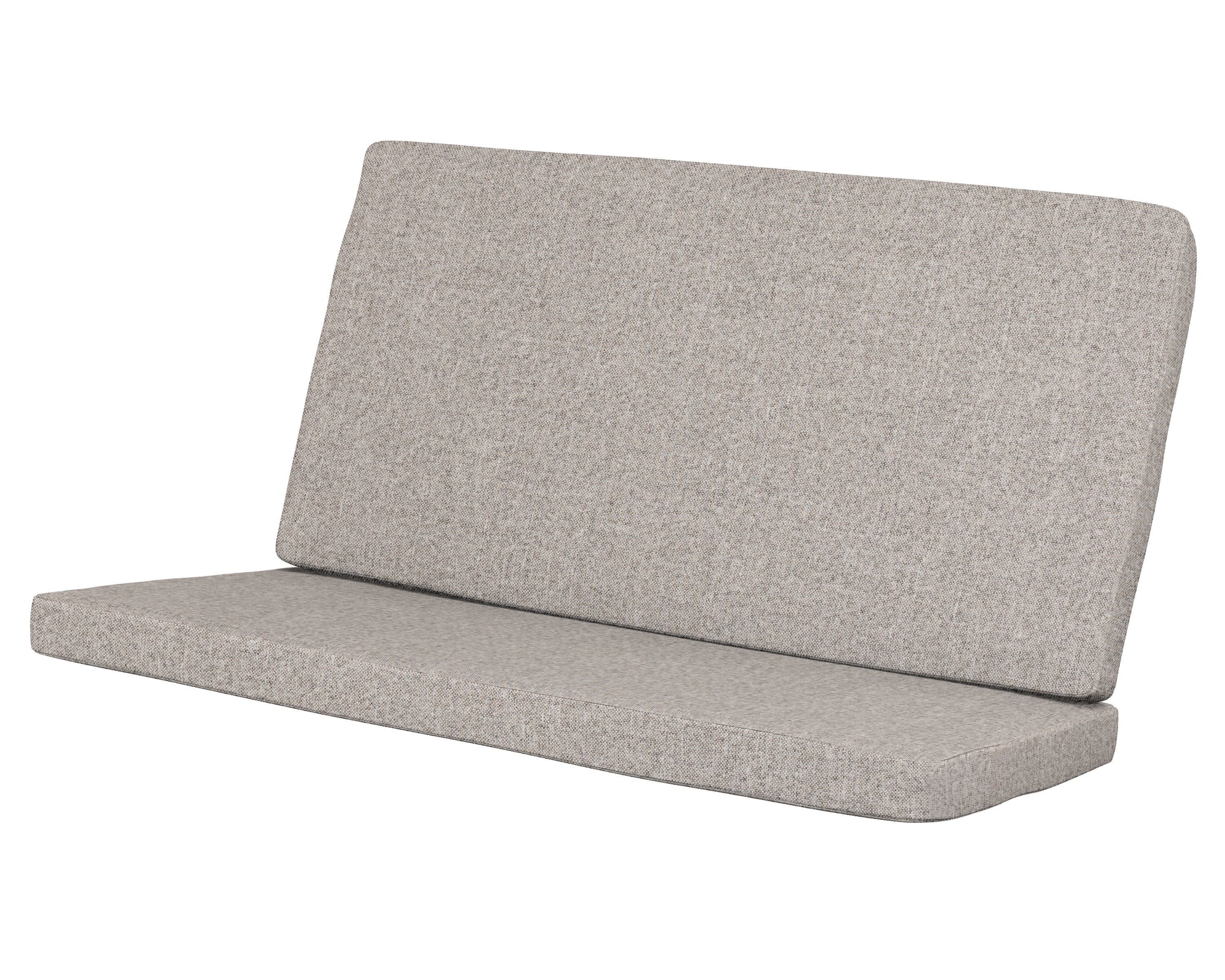 Modern Loveseat Cushion in Weathered Tweed