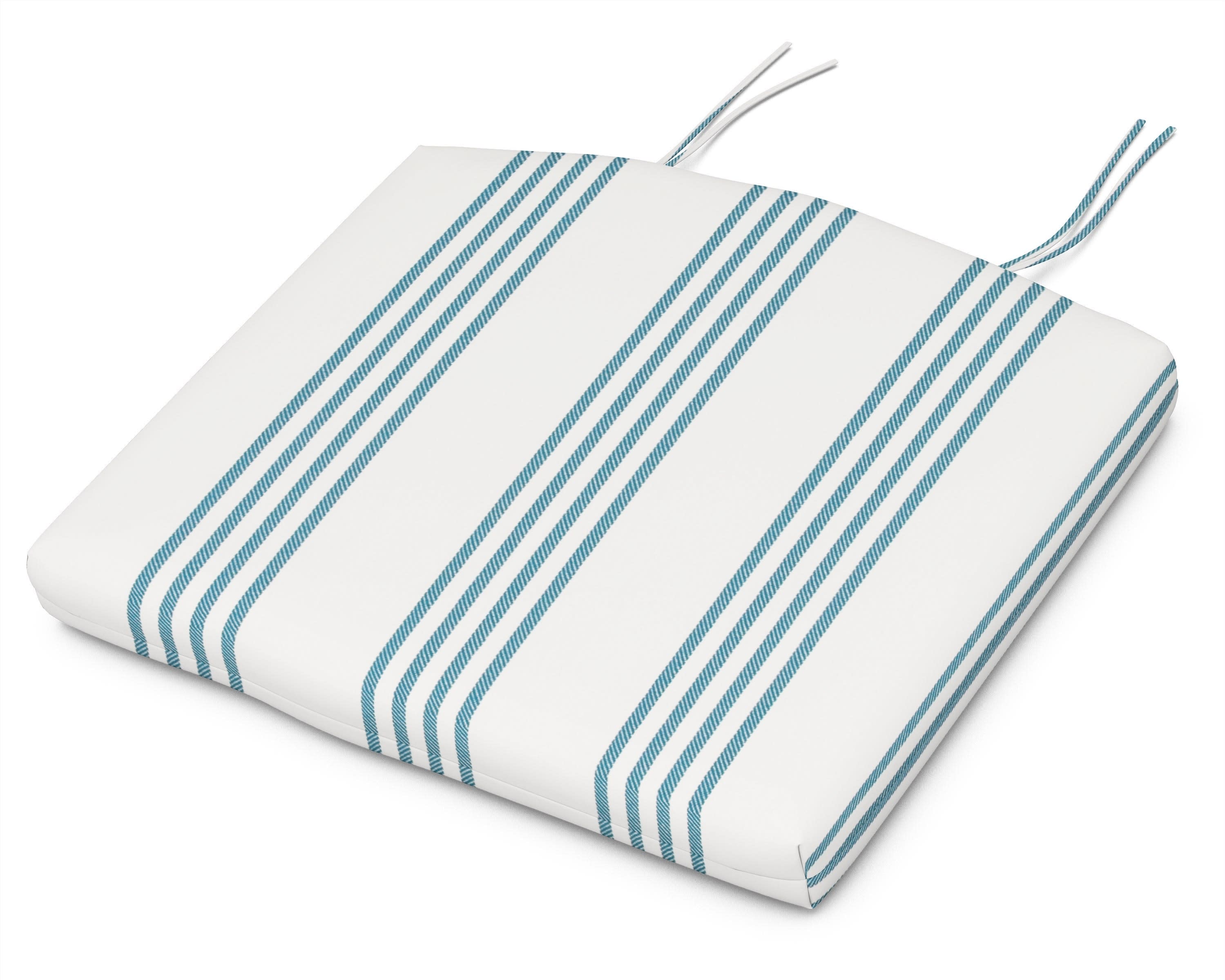 Standard Seat Cushion 18.5"D x 24"W x 2.5"H in Shade Lagoon