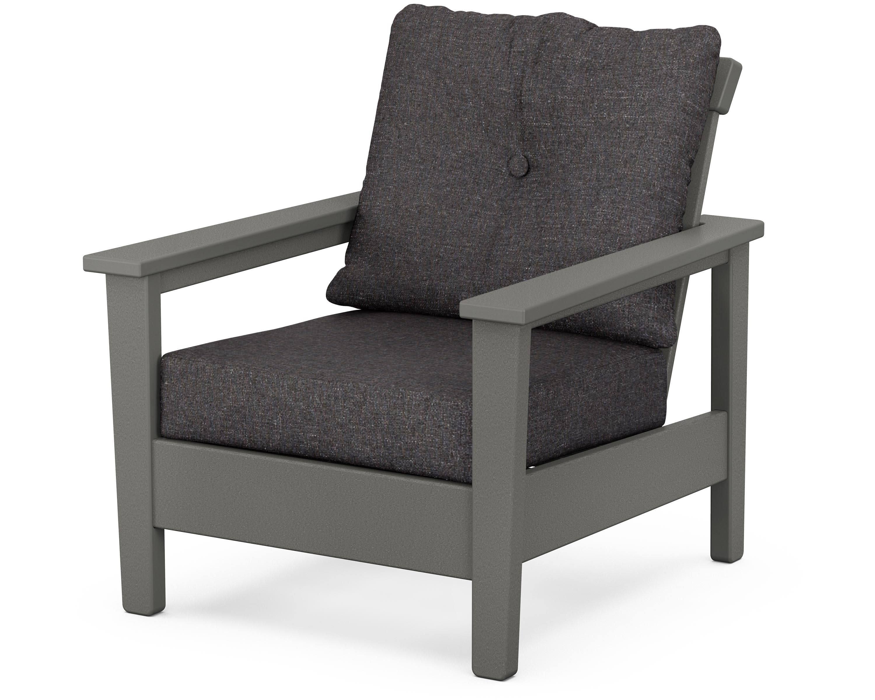Prescott Deep Seating Chair in Slate Grey / Ash Charcoal