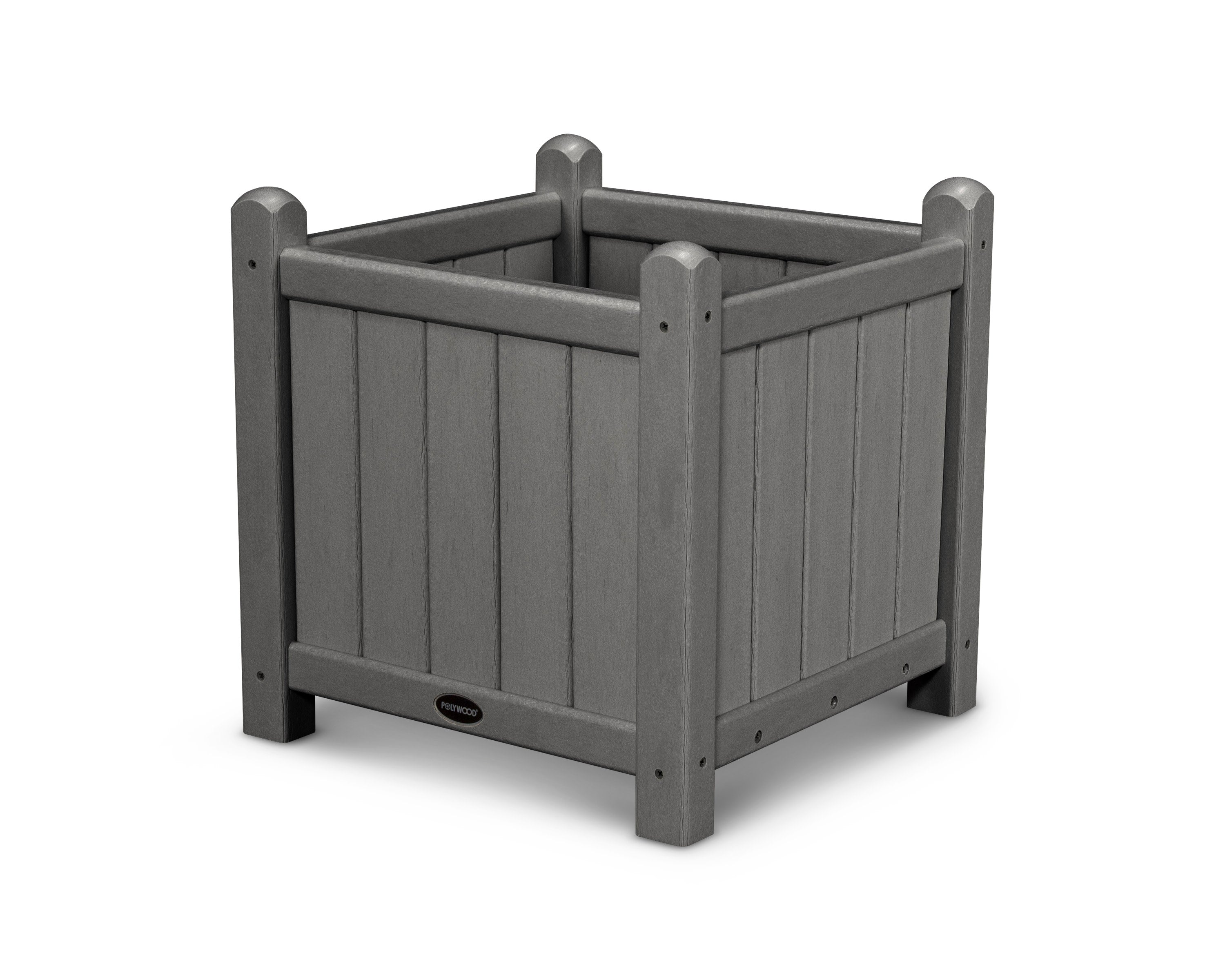 Traditional Garden 16" Planter in Slate Grey