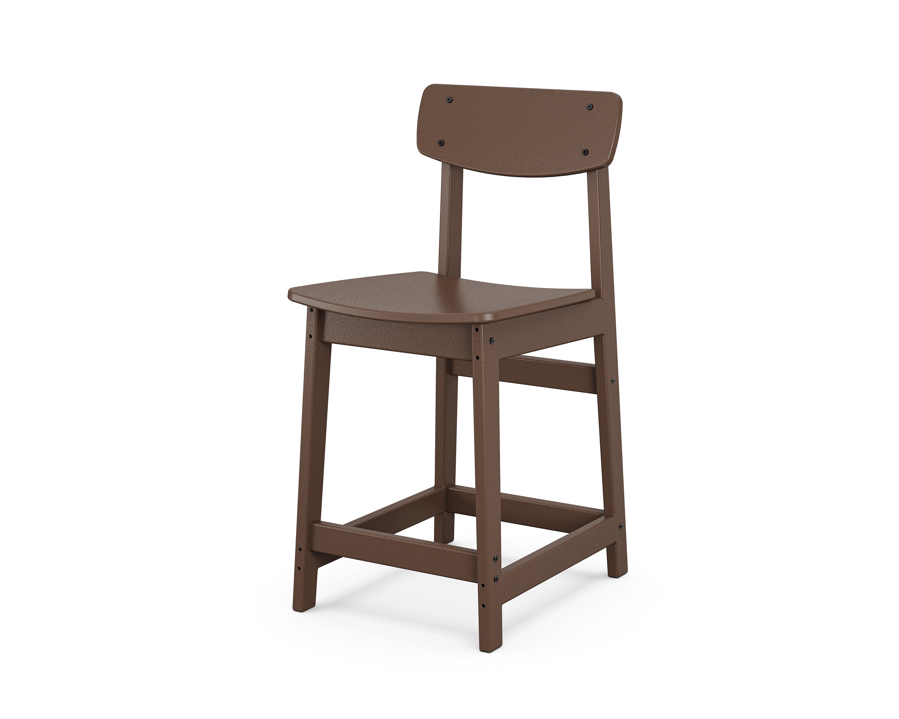 Modern Studio Urban Counter Chair in Mahogany