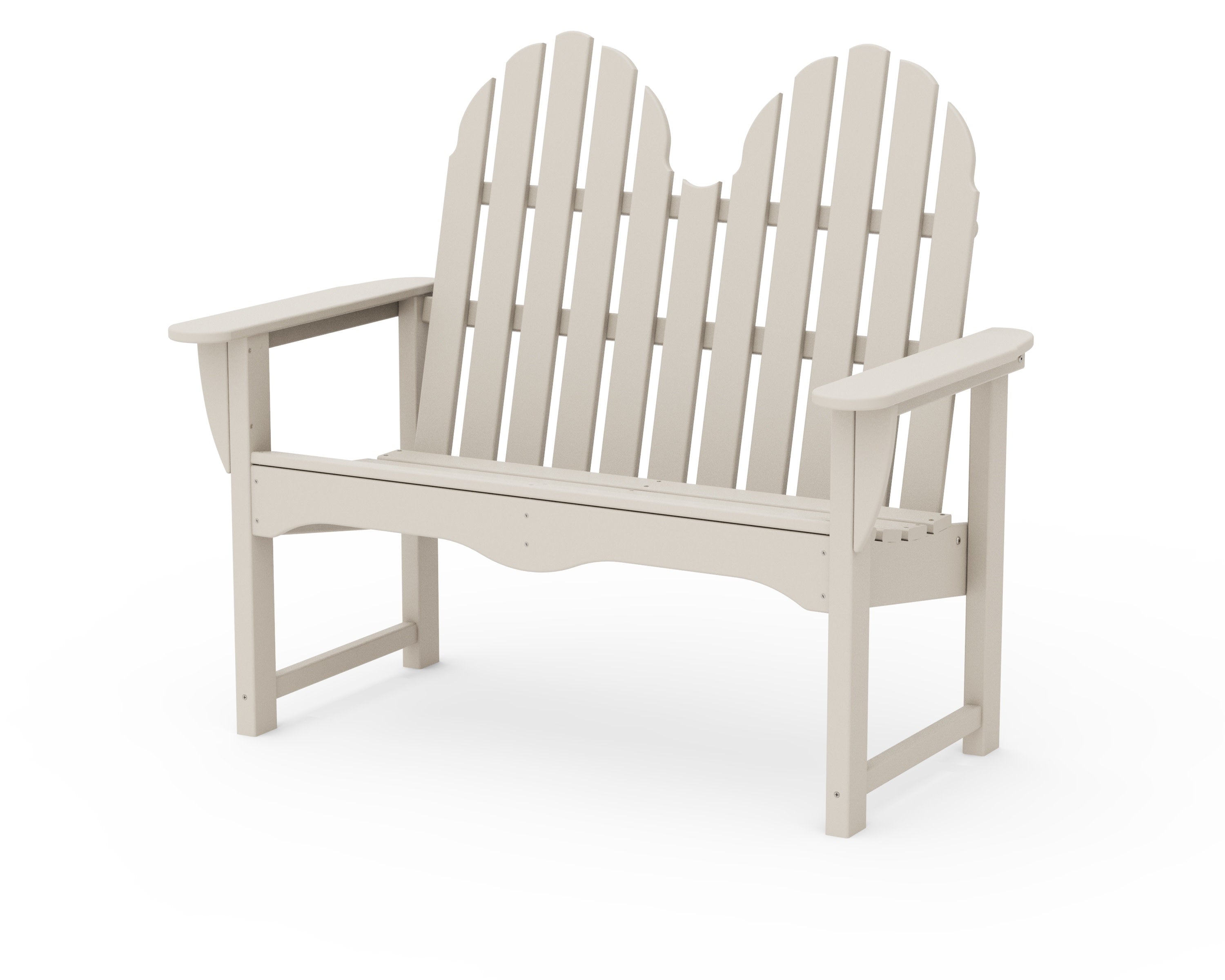 Classic Adirondack 48" Bench in Sand