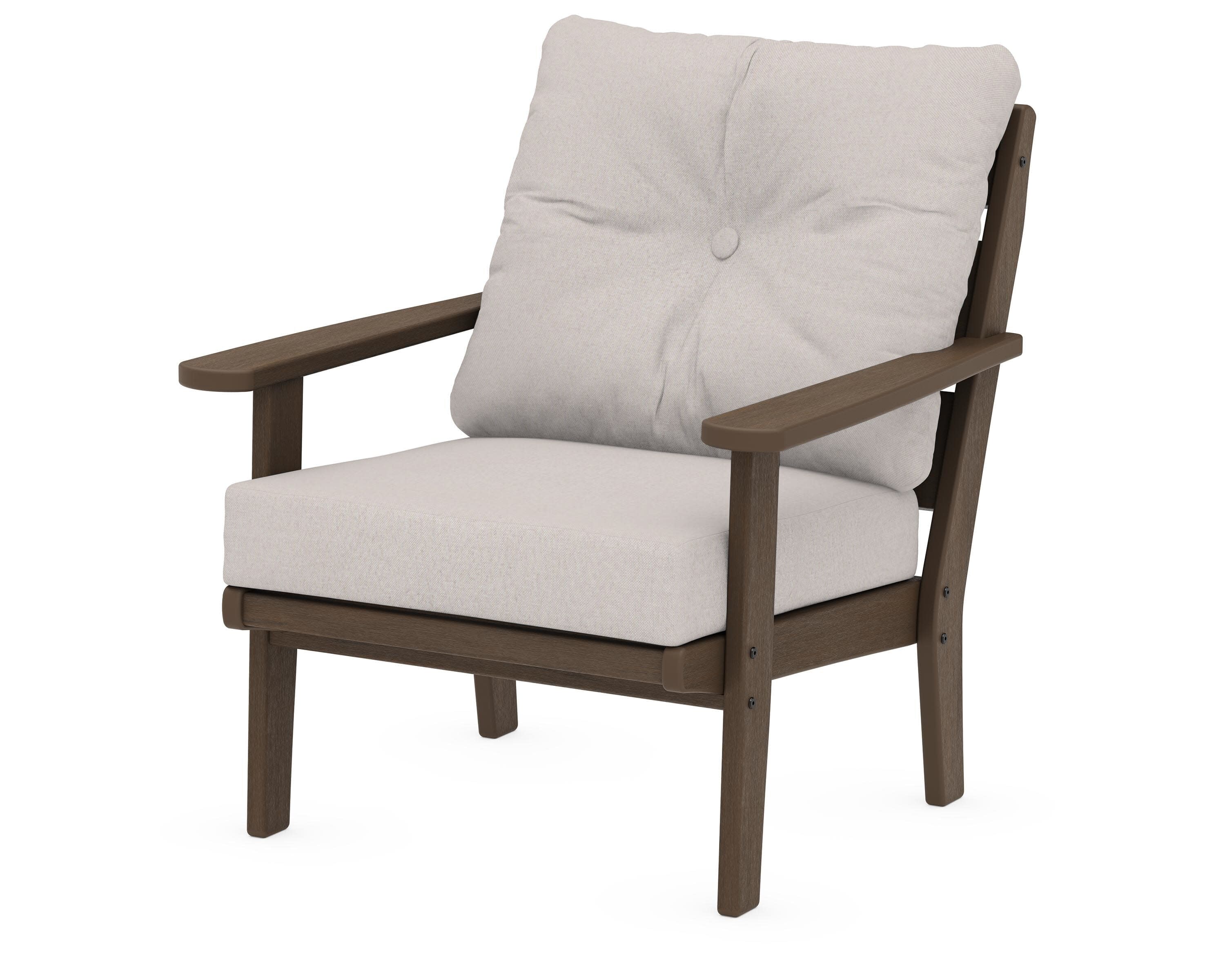 Lakeside Deep Seating Chair in Kona / Dune Burlap