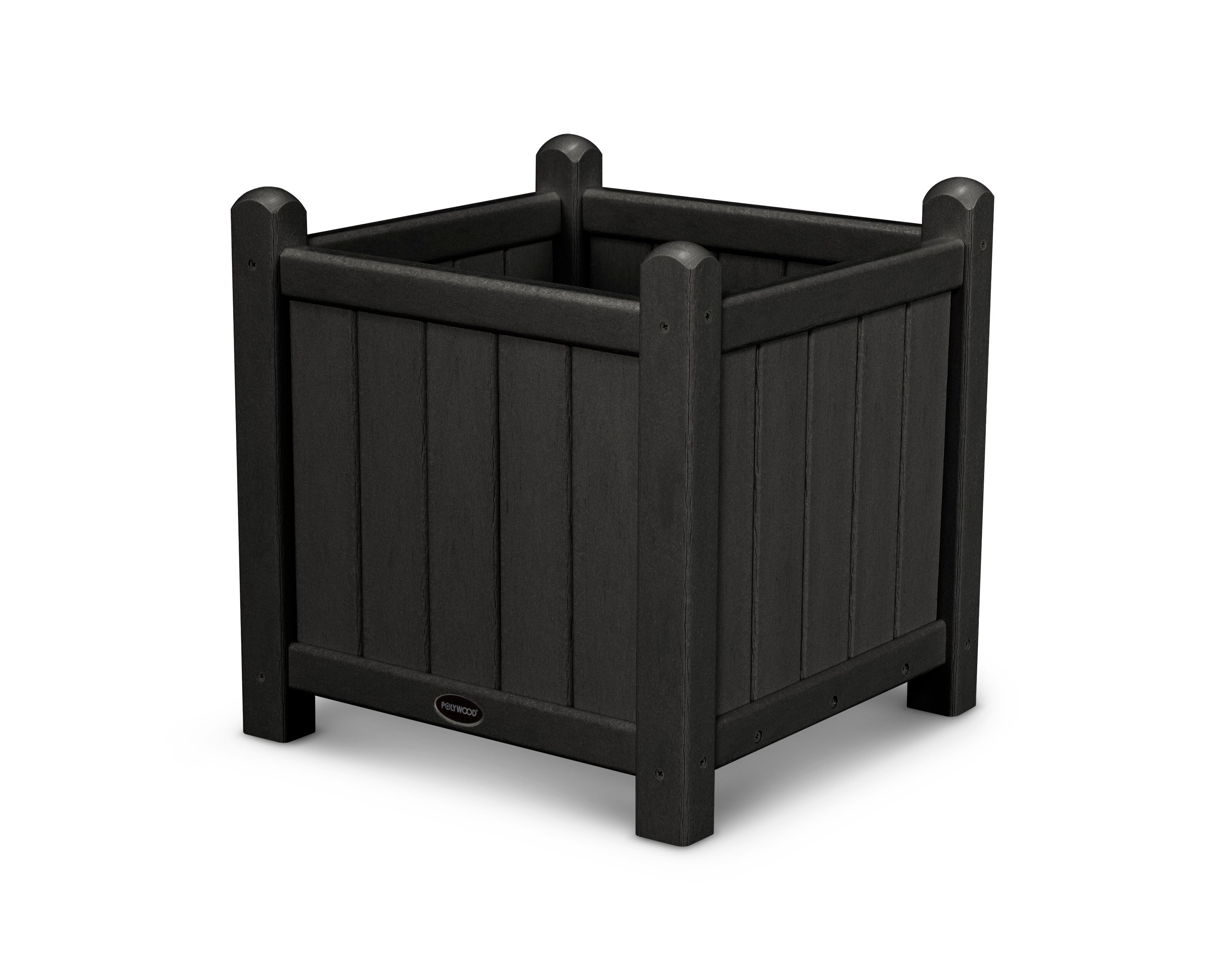 Traditional Garden 16" Planter in Black