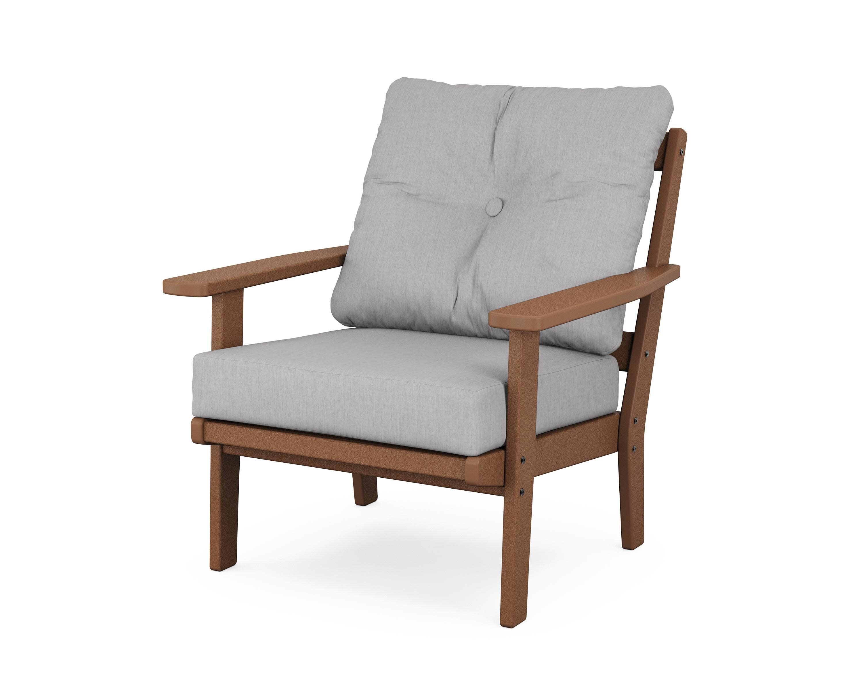 Prairie Deep Seating Chair in Teak / Granite