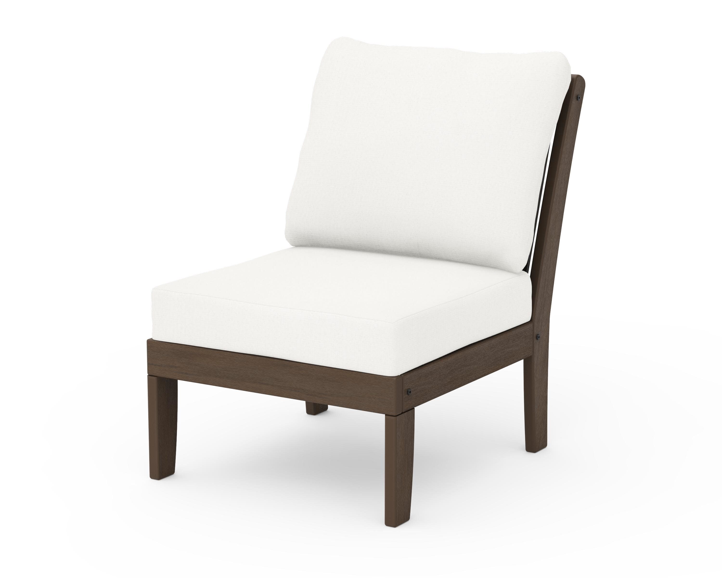 Braxton Modular Armless Chair in Kona / Natural Linen