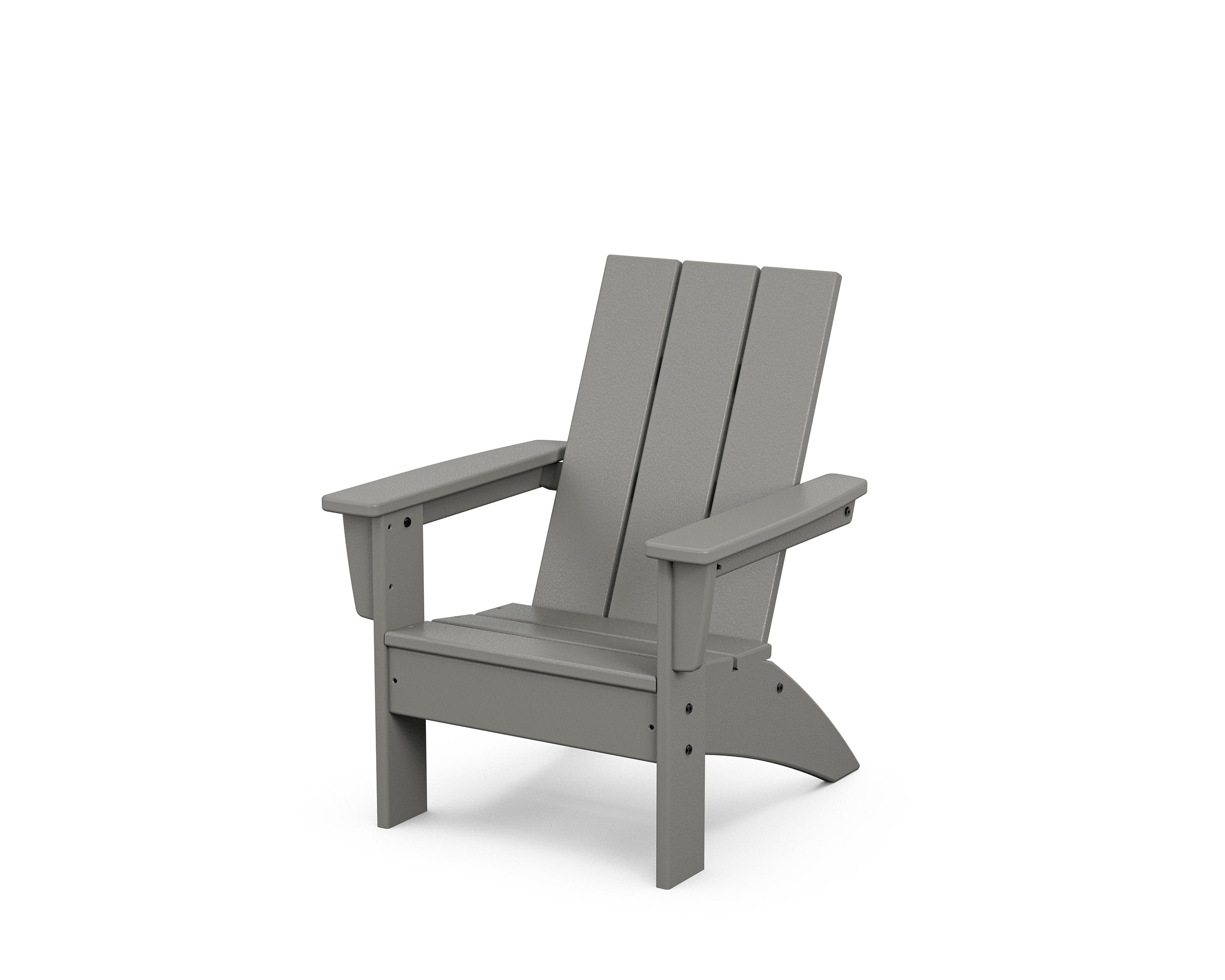 Kids Modern Adirondack Chair in Slate Grey