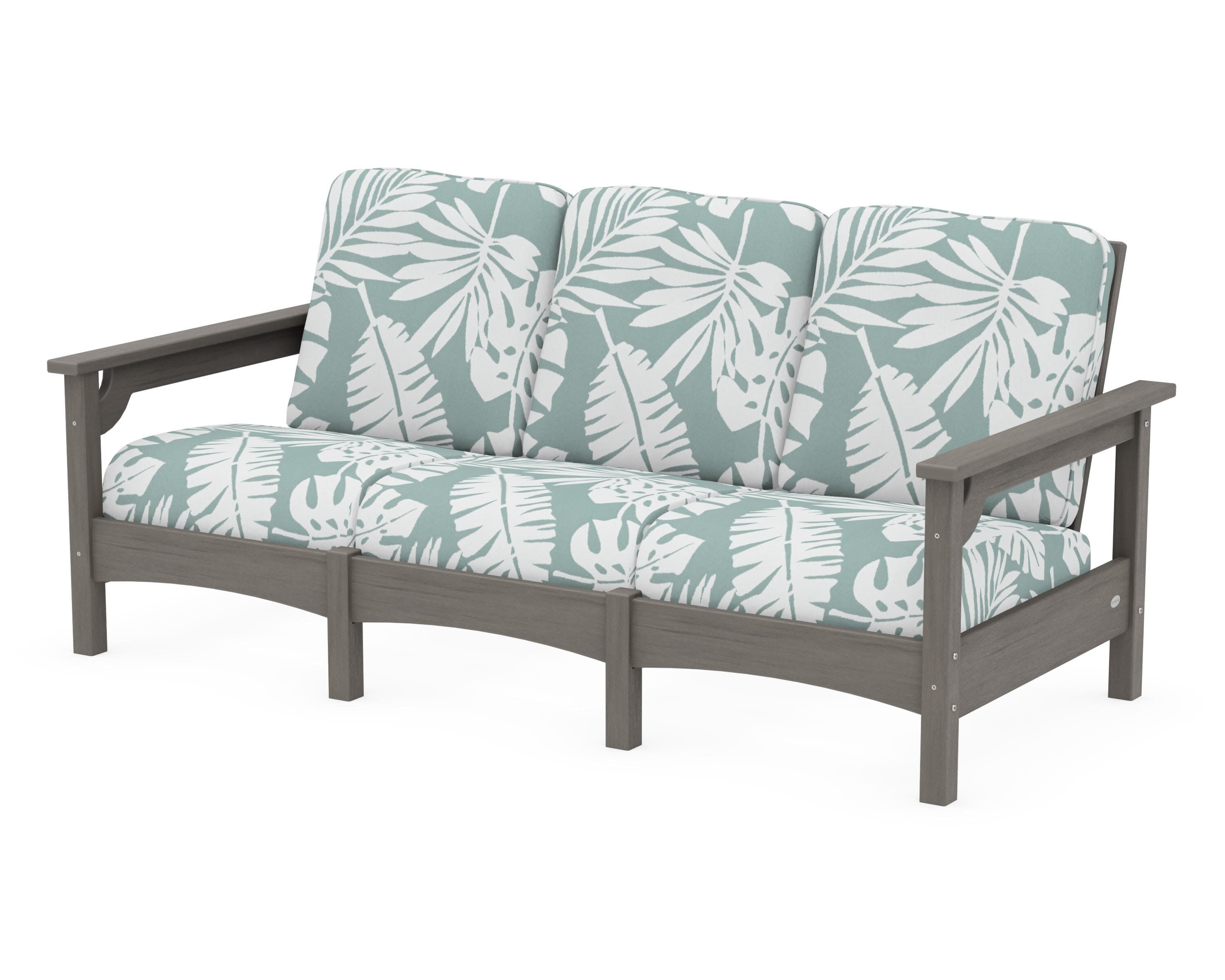 Club Sofa in Driftwood / Leaf Glacier Spa