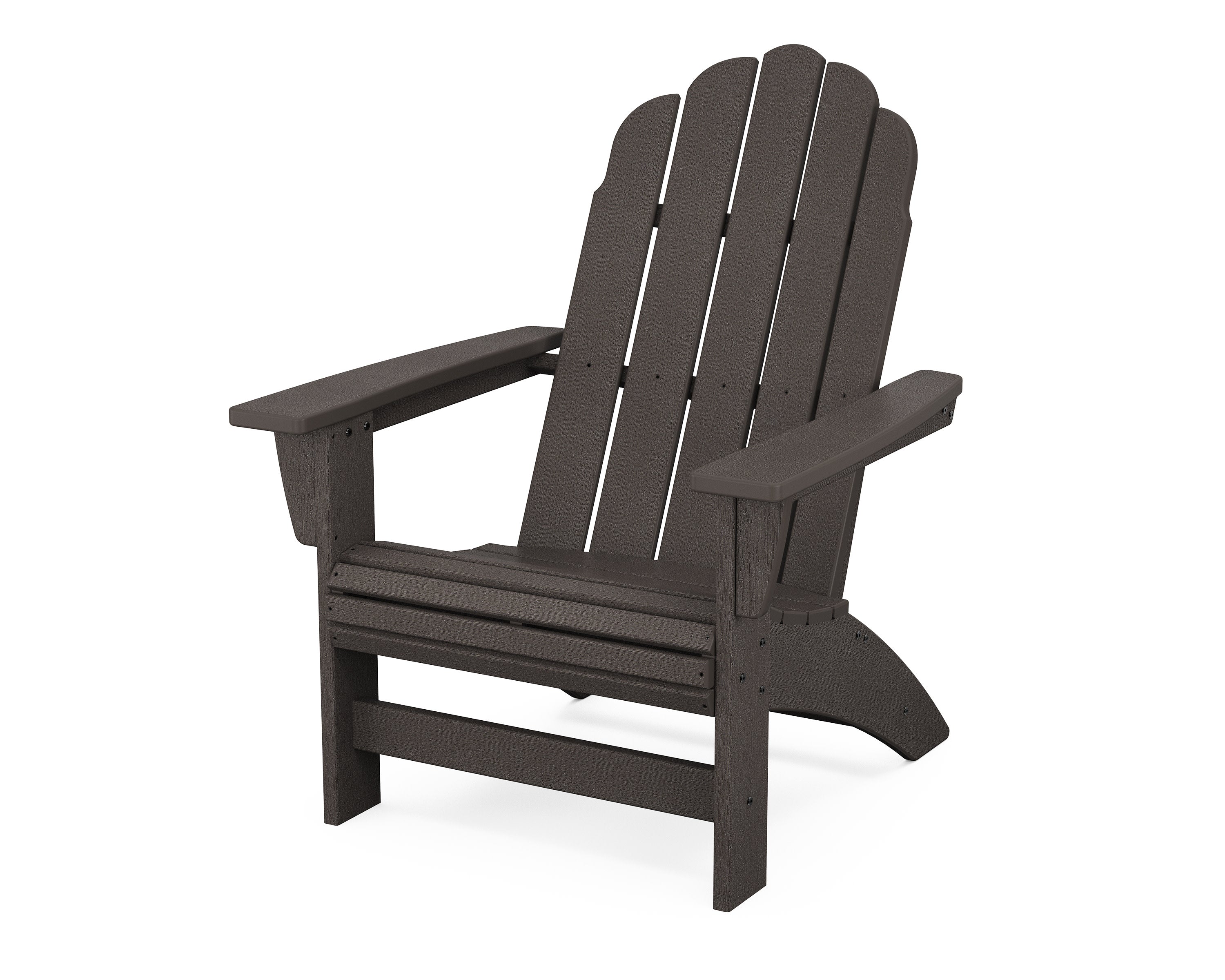 Vineyard Grand Adirondack Chair in Vintage Coffee