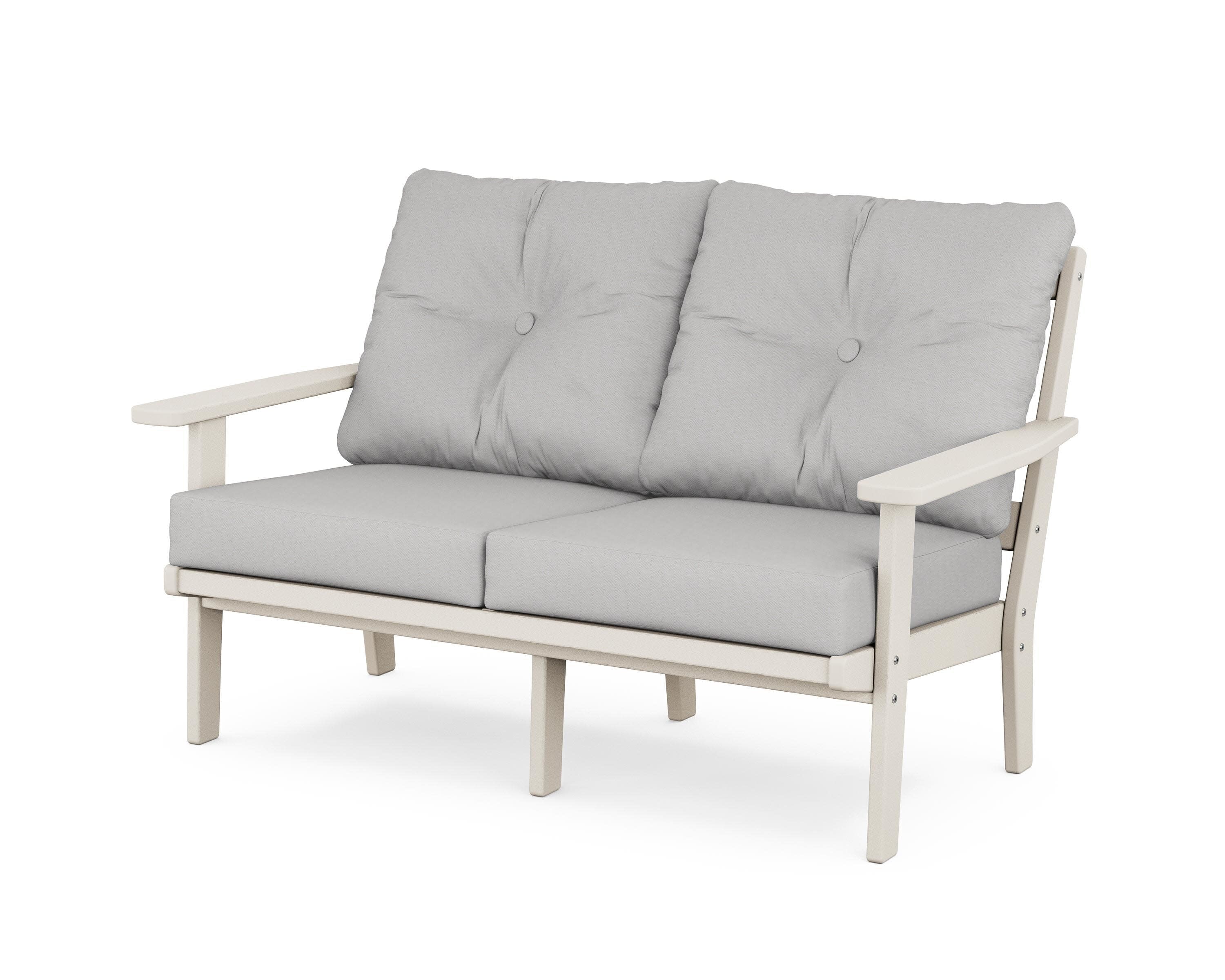 Oxford Deep SeatingLoveseat in Sand / Diamond in the Rough