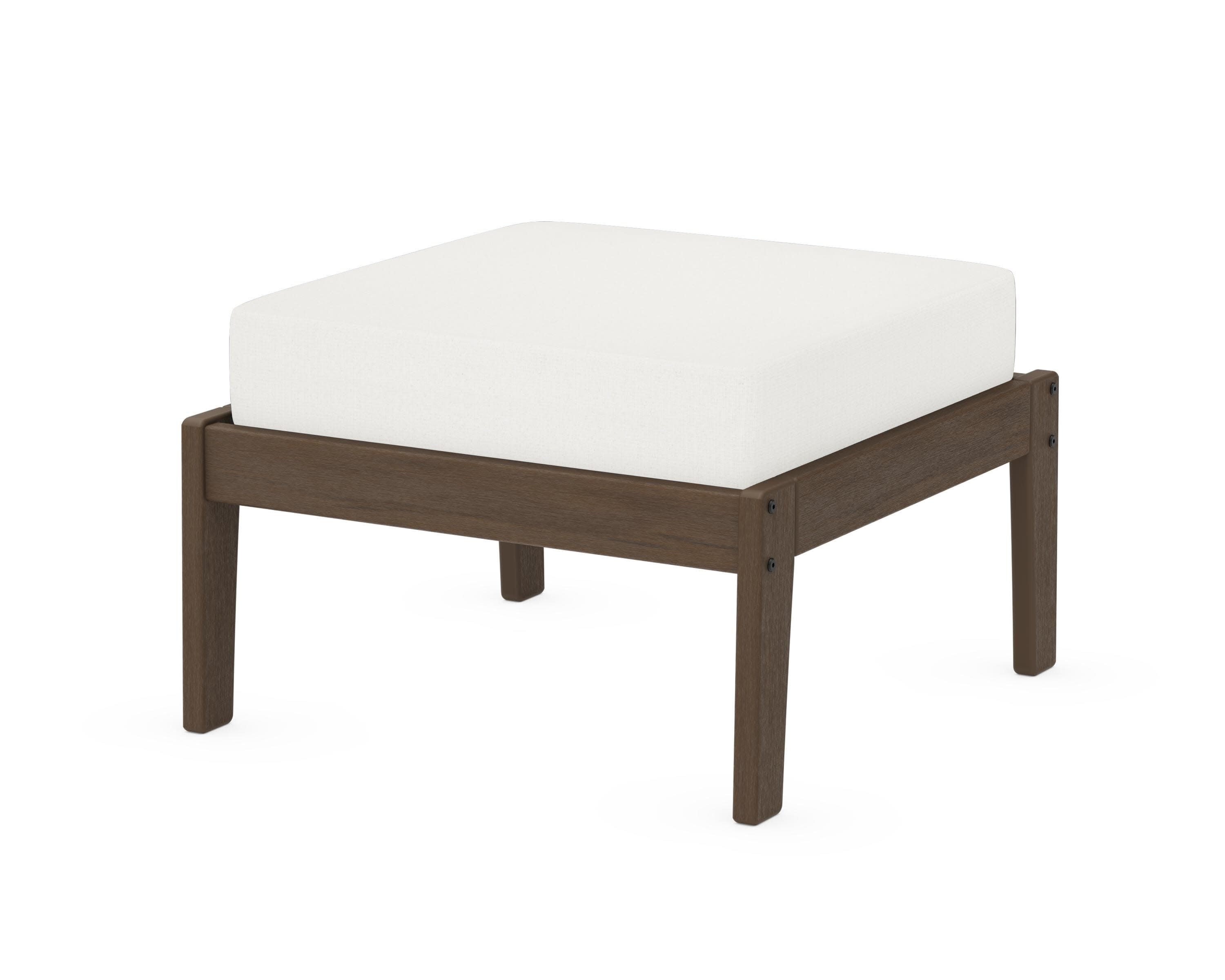 Deep Seating Ottoman in Kona / Natural Linen