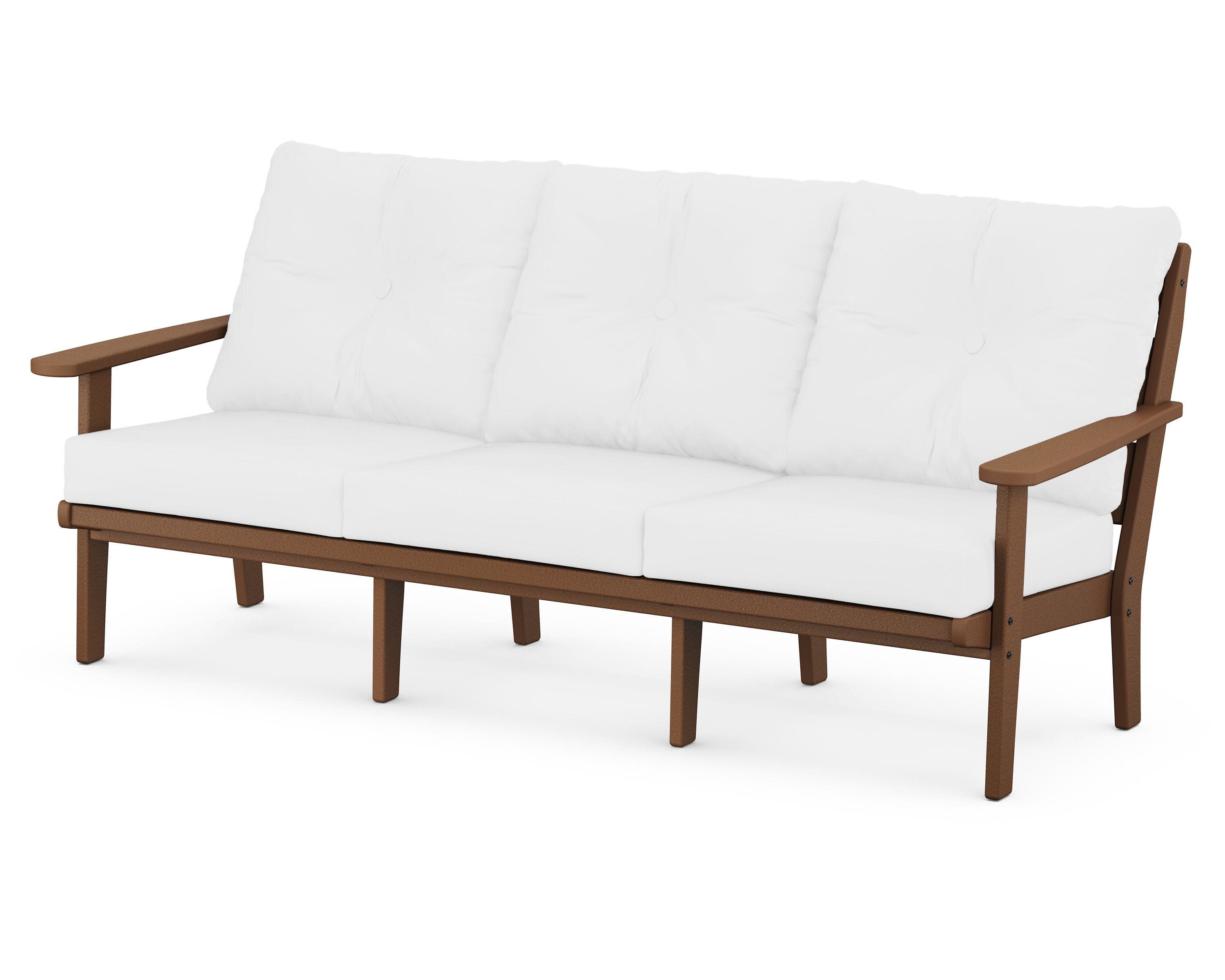 Lakeside Deep Seating Sofa in Teak / Natural