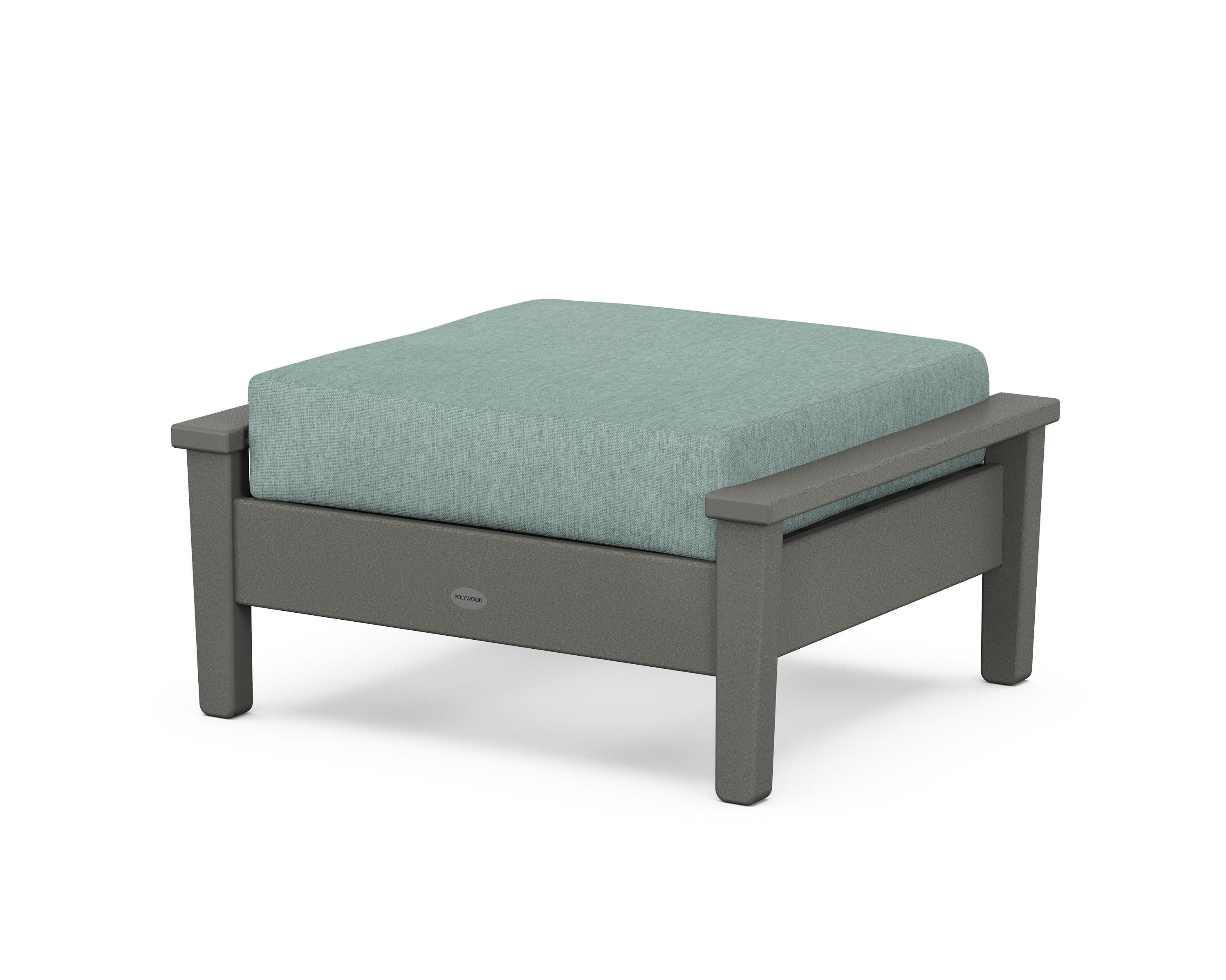 Prescott Deep Seating Ottoman in Slate Grey / Glacier Spa